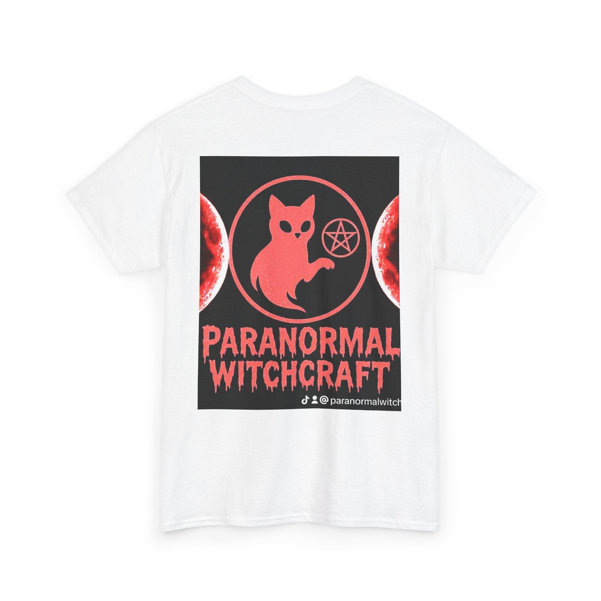 Paranormal Witchcraft Tee - Unisex Heavy Cotton Shirt, Halloween Apparel, Witchy Gift, Spooky Style