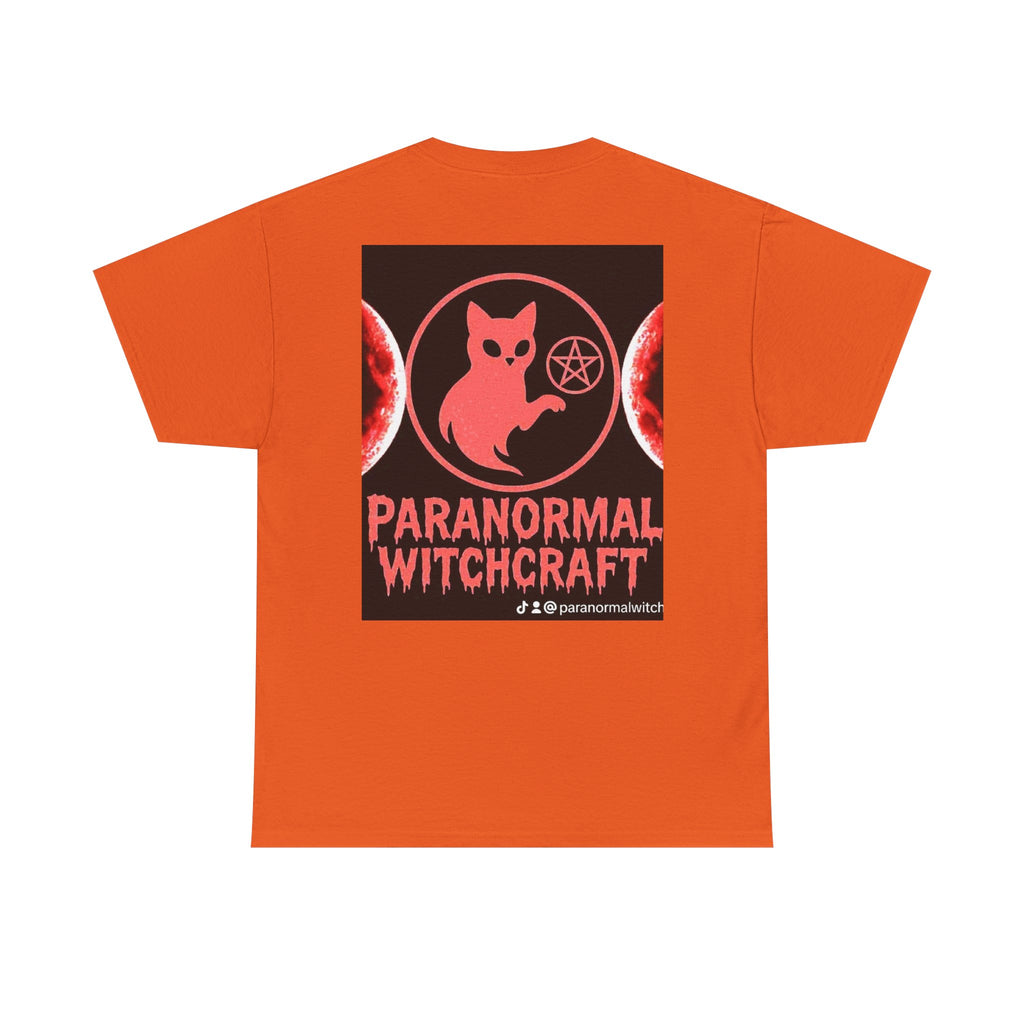 Paranormal Witchcraft Tee - Unisex Heavy Cotton Shirt, Halloween Apparel, Witchy Gift, Spooky Style