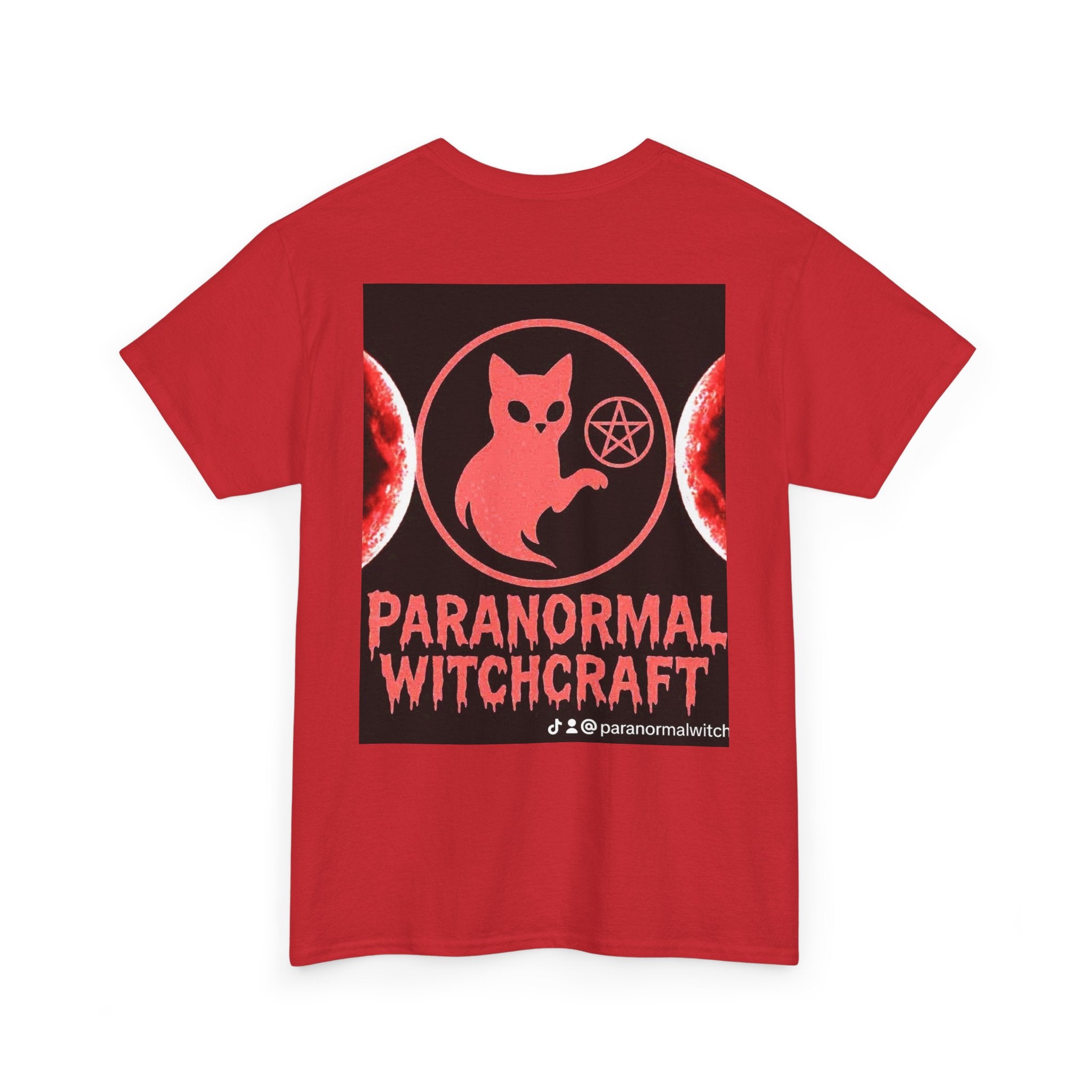 Paranormal Witchcraft Tee - Unisex Heavy Cotton Shirt, Halloween Apparel, Witchy Gift, Spooky Style