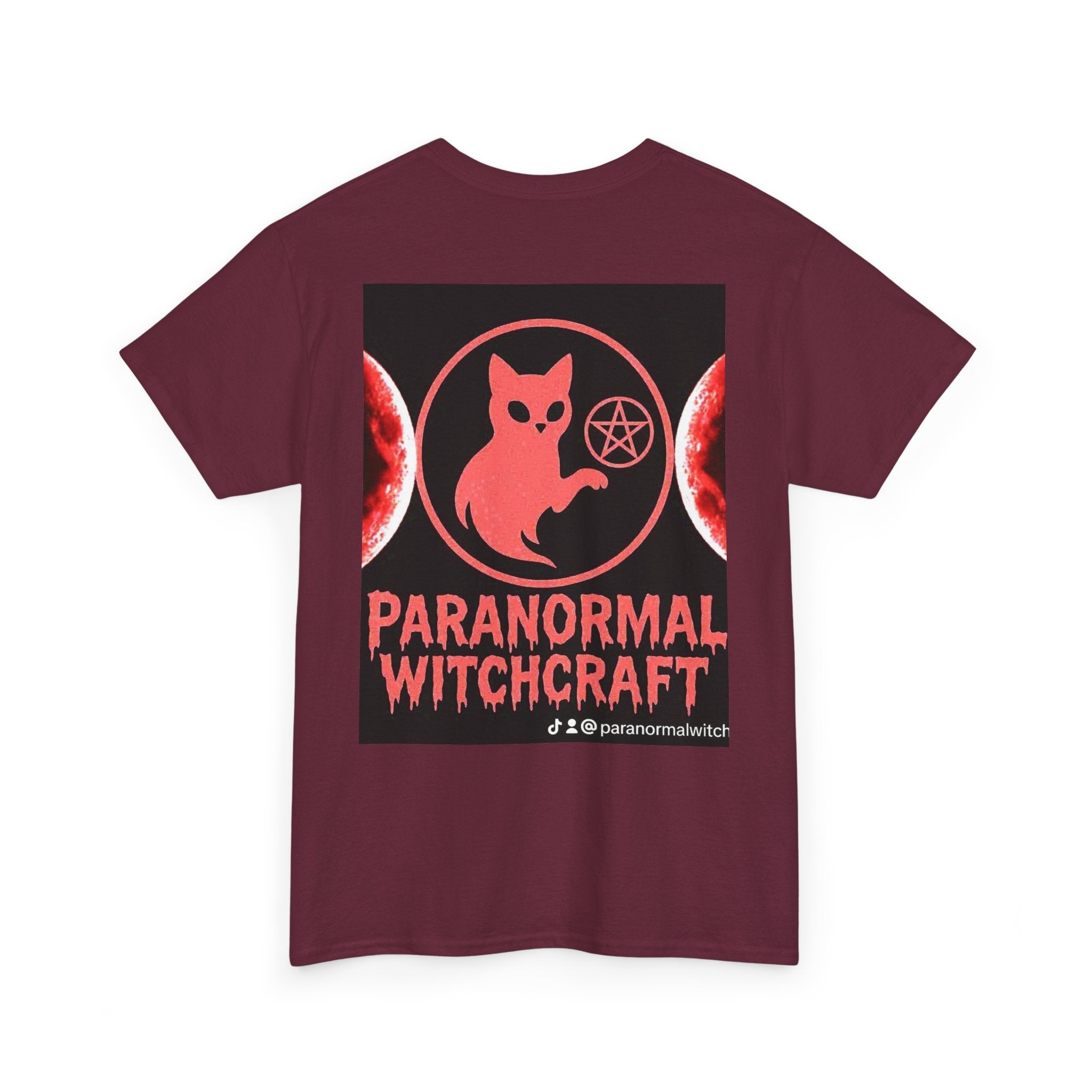 Paranormal Witchcraft Tee - Unisex Heavy Cotton Shirt, Halloween Apparel, Witchy Gift, Spooky Style