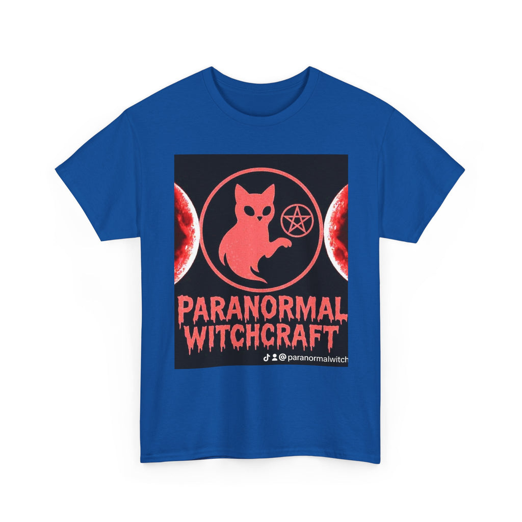 Paranormal Witchcraft Tee - Unisex Heavy Cotton Shirt, Halloween Apparel, Witchy Gift, Spooky Style