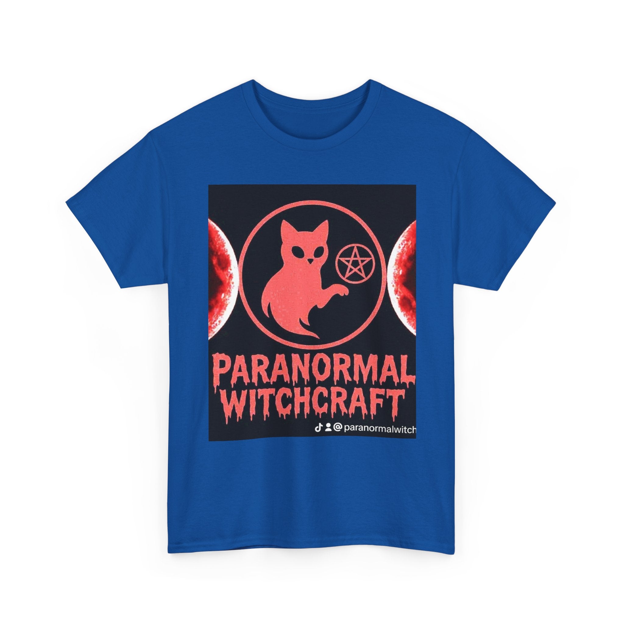 Paranormal Witchcraft Tee - Unisex Heavy Cotton Shirt, Halloween Apparel, Witchy Gift, Spooky Style