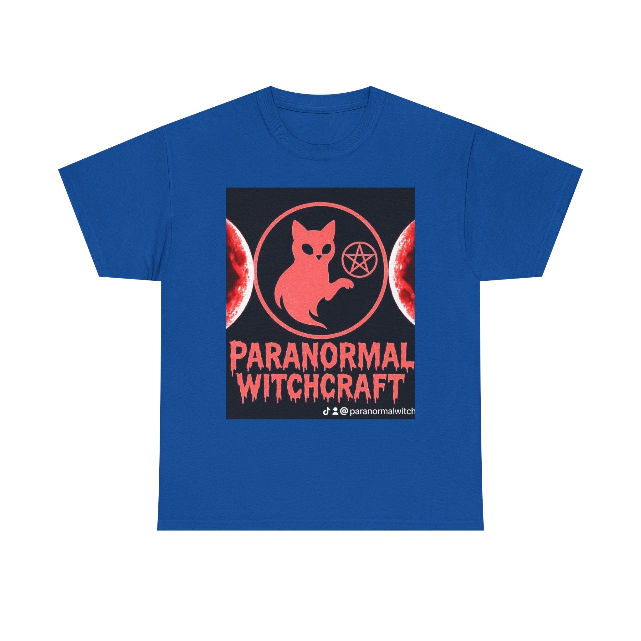 Paranormal Witchcraft Tee - Unisex Heavy Cotton Shirt, Halloween Apparel, Witchy Gift, Spooky Style