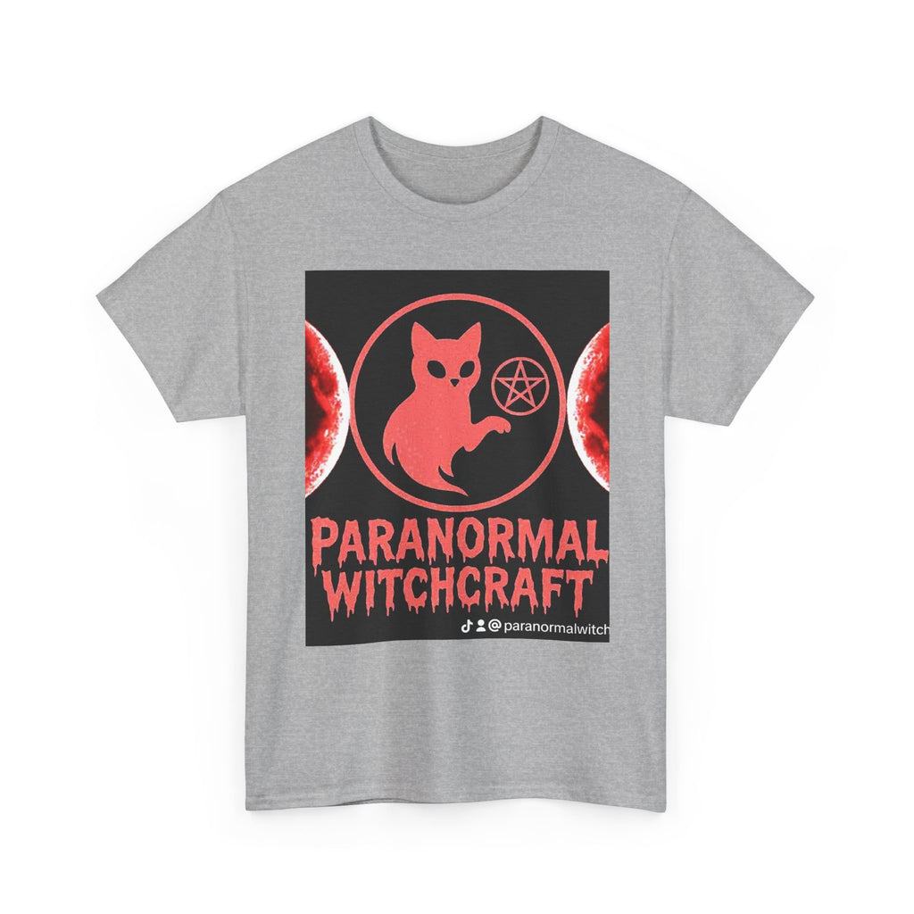 Paranormal Witchcraft Tee - Unisex Heavy Cotton Shirt, Halloween Apparel, Witchy Gift, Spooky Style