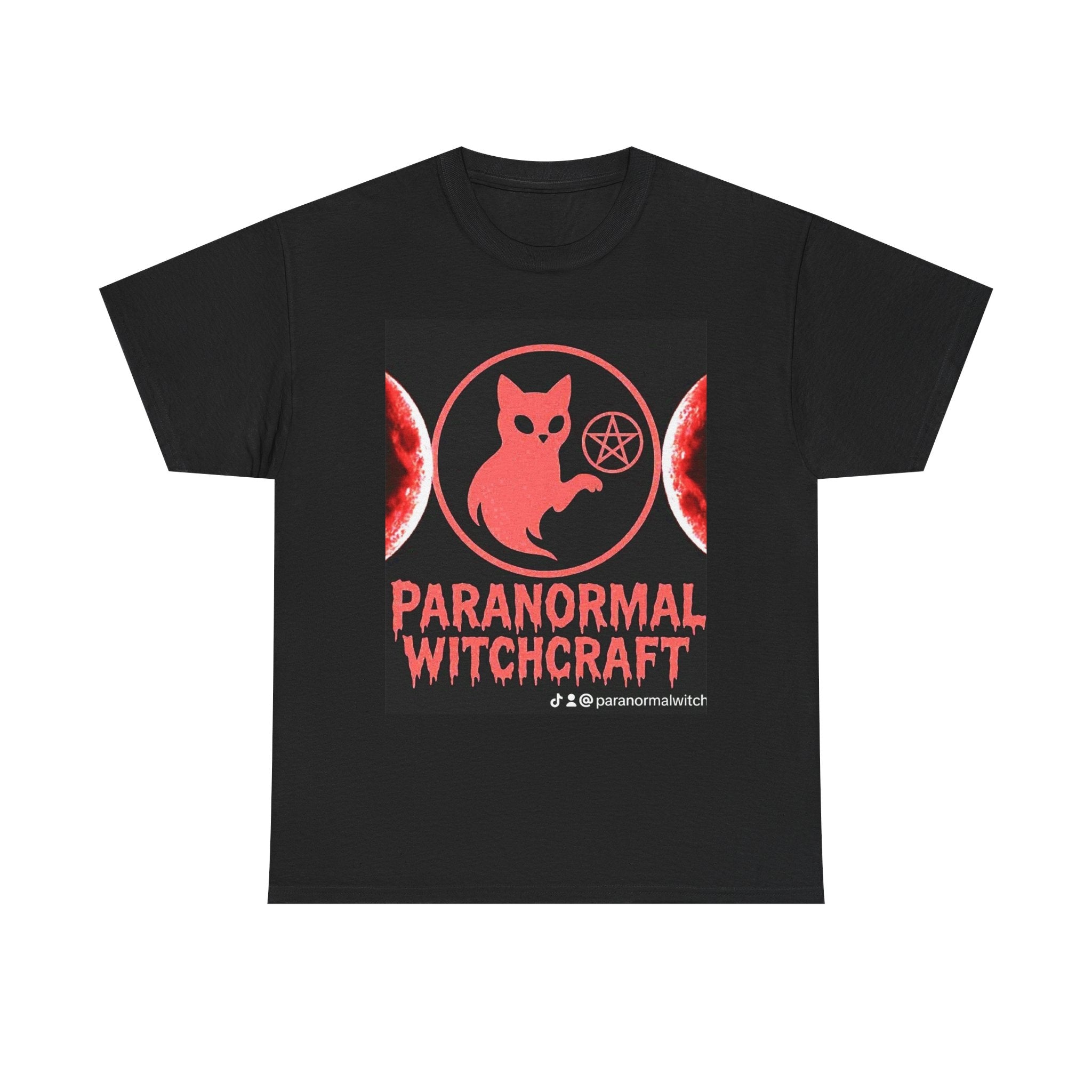 Paranormal Witchcraft Tee - Unisex Heavy Cotton Shirt, Halloween Apparel, Witchy Gift, Spooky Style