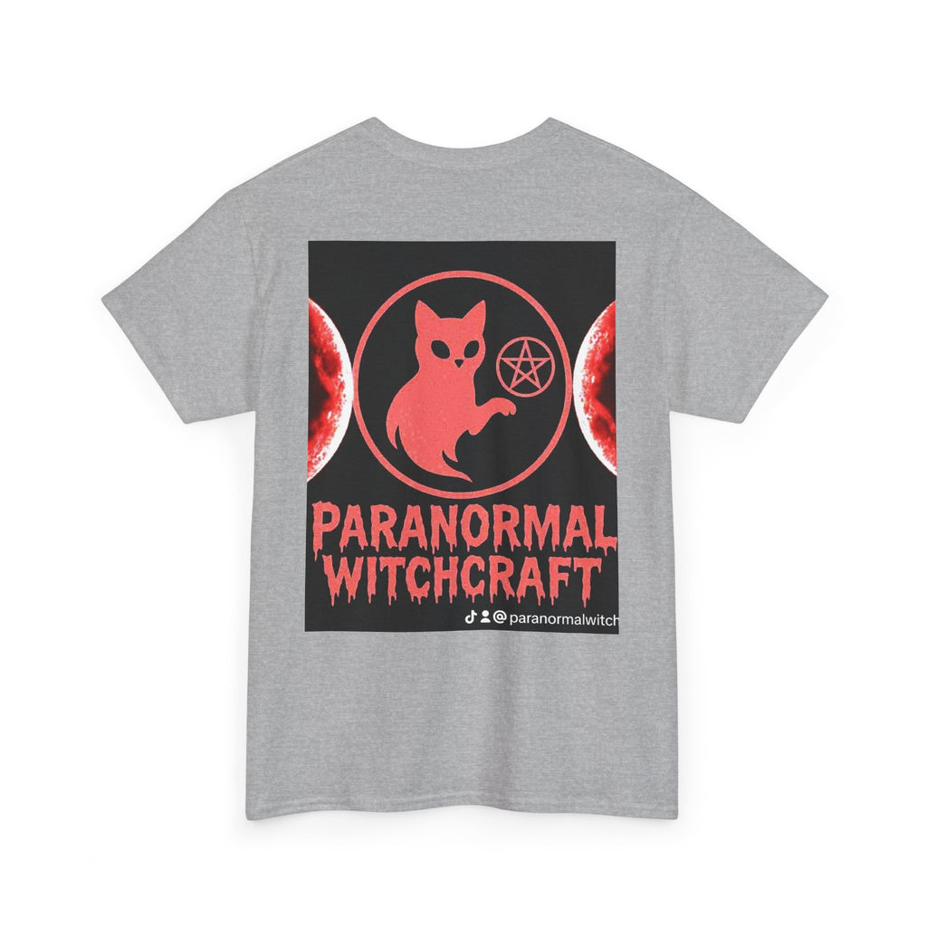 Paranormal Witchcraft Tee - Unisex Heavy Cotton Shirt, Halloween Apparel, Witchy Gift, Spooky Style