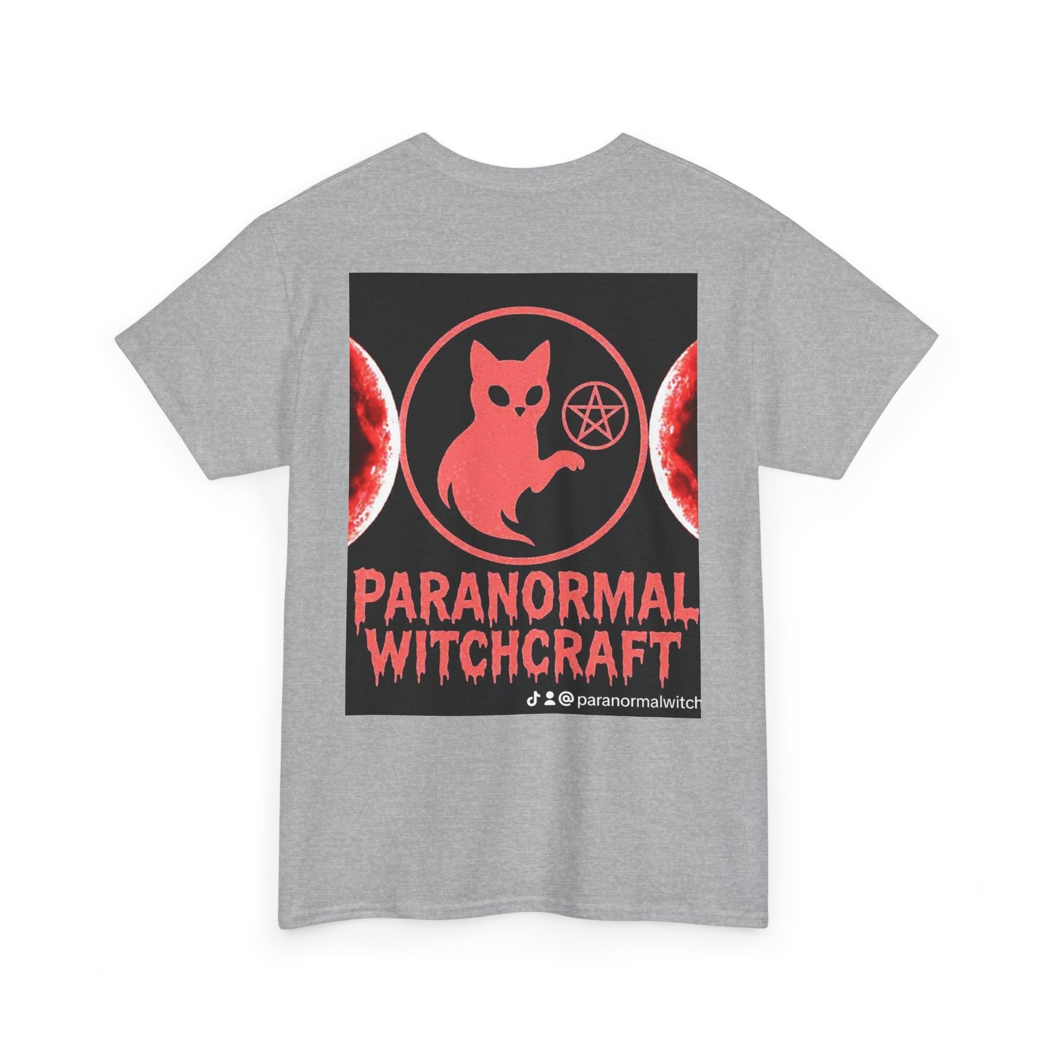 Paranormal Witchcraft Tee - Unisex Heavy Cotton Shirt, Halloween Apparel, Witchy Gift, Spooky Style