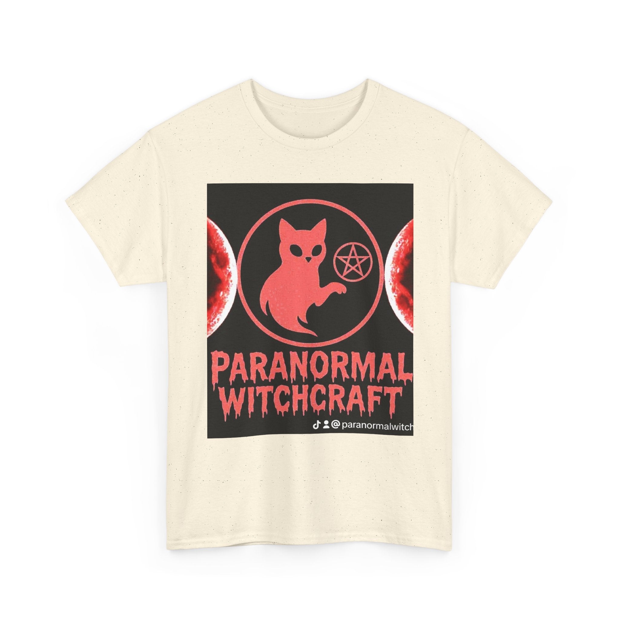 Paranormal Witchcraft Tee - Unisex Heavy Cotton Shirt, Halloween Apparel, Witchy Gift, Spooky Style