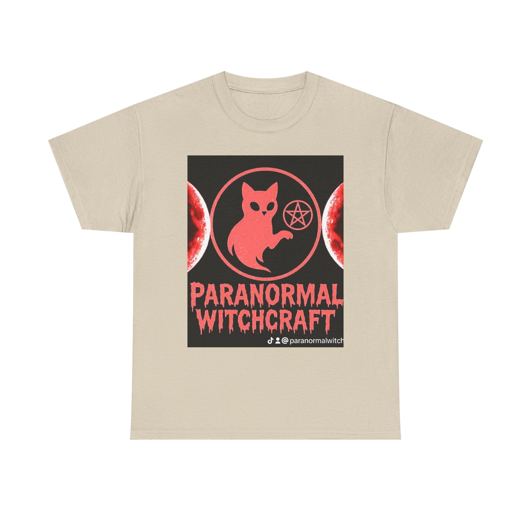 Paranormal Witchcraft Tee - Unisex Heavy Cotton Shirt, Halloween Apparel, Witchy Gift, Spooky Style