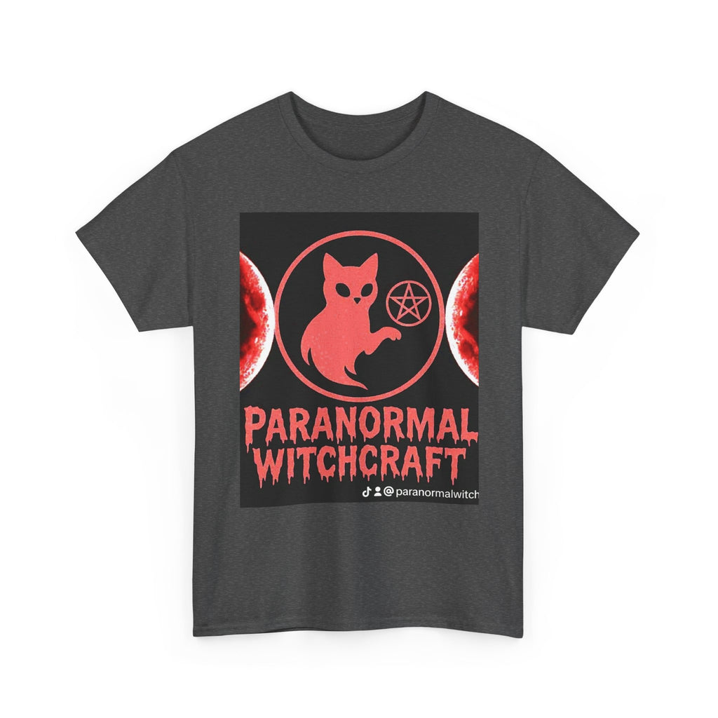 Paranormal Witchcraft Tee - Unisex Heavy Cotton Shirt, Halloween Apparel, Witchy Gift, Spooky Style
