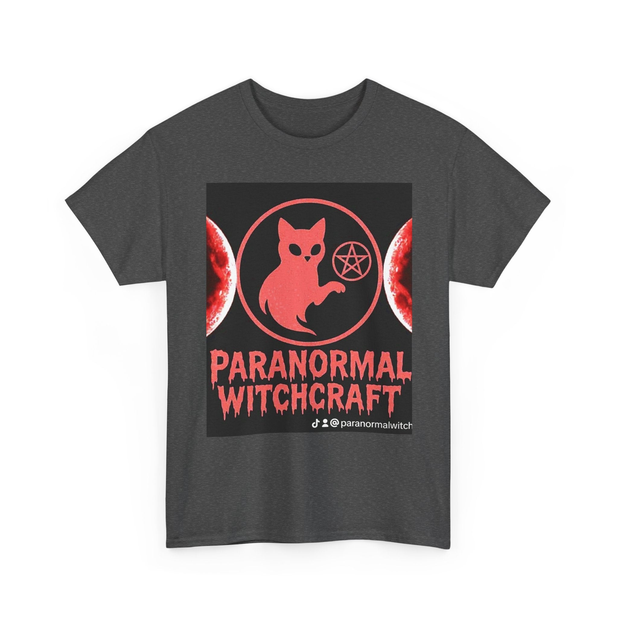 Paranormal Witchcraft Tee - Unisex Heavy Cotton Shirt, Halloween Apparel, Witchy Gift, Spooky Style