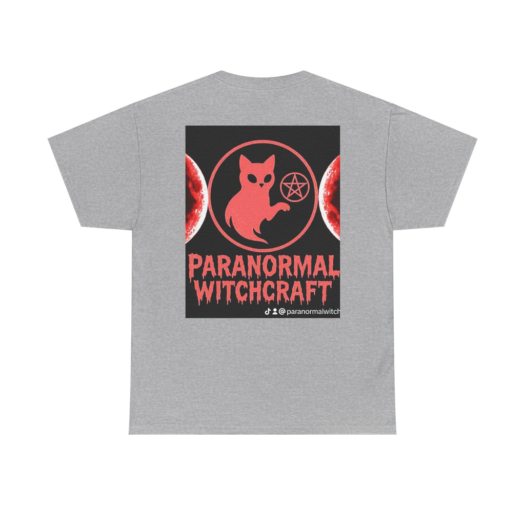 Paranormal Witchcraft Tee - Unisex Heavy Cotton Shirt, Halloween Apparel, Witchy Gift, Spooky Style