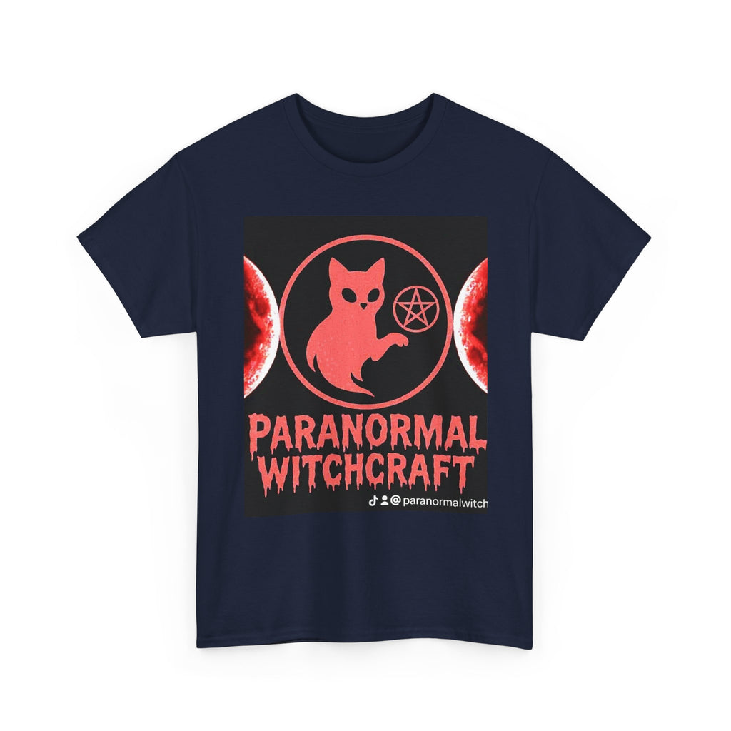 Paranormal Witchcraft Tee - Unisex Heavy Cotton Shirt, Halloween Apparel, Witchy Gift, Spooky Style
