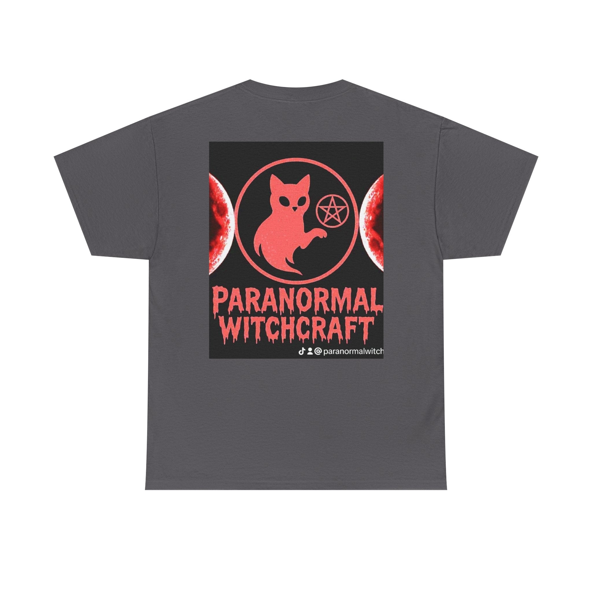 Paranormal Witchcraft Tee - Unisex Heavy Cotton Shirt, Halloween Apparel, Witchy Gift, Spooky Style