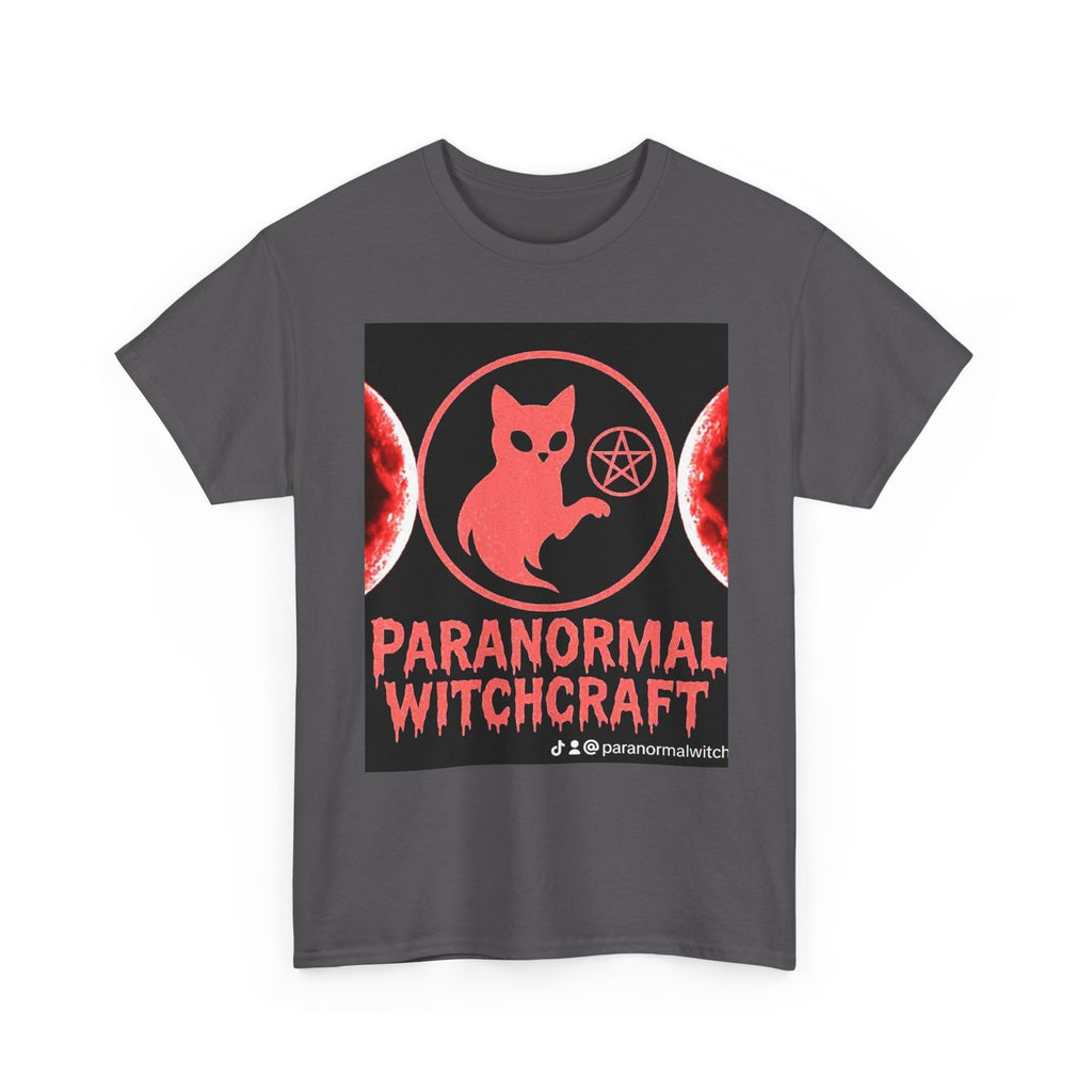 Paranormal Witchcraft Tee - Unisex Heavy Cotton Shirt, Halloween Apparel, Witchy Gift, Spooky Style