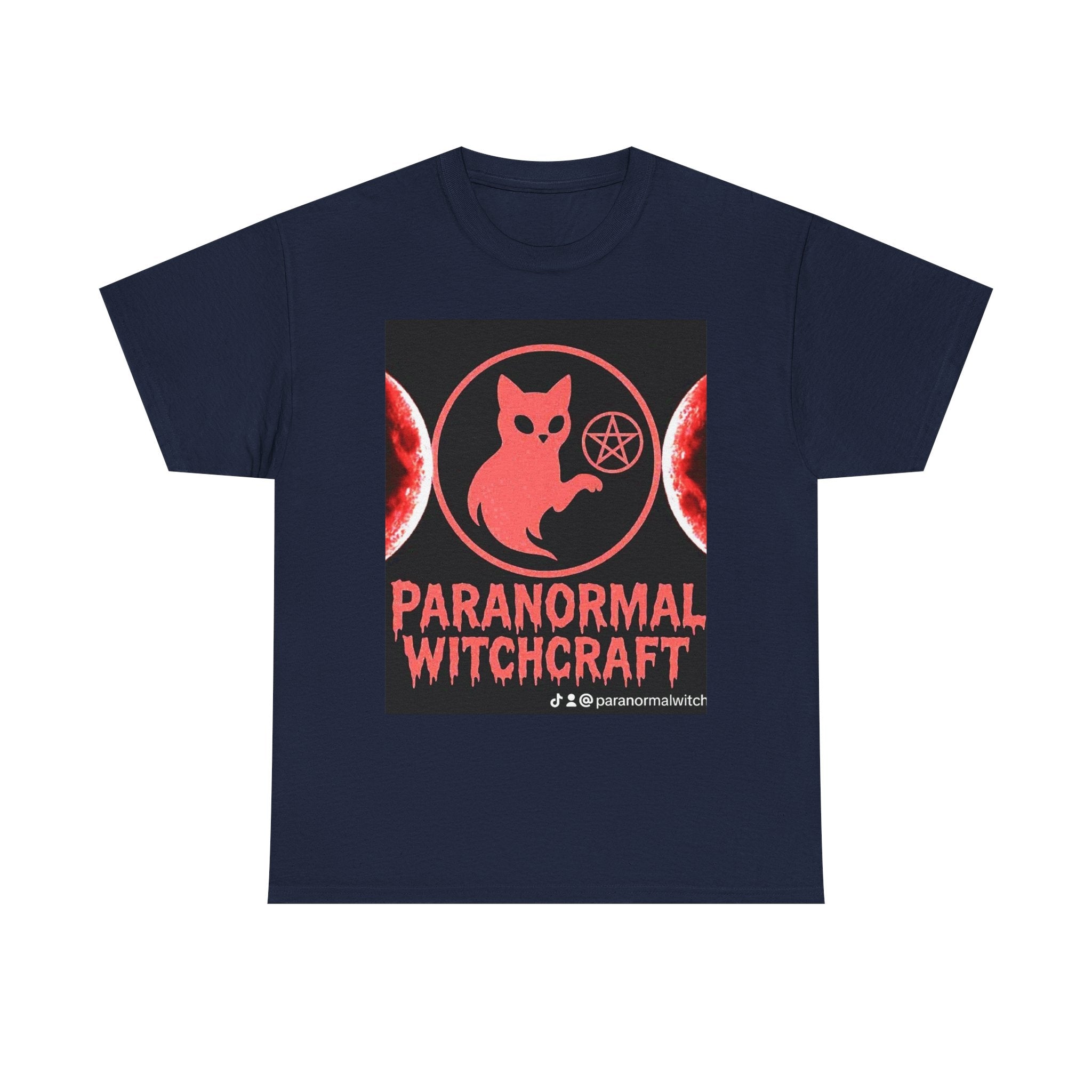 Paranormal Witchcraft Tee - Unisex Heavy Cotton Shirt, Halloween Apparel, Witchy Gift, Spooky Style