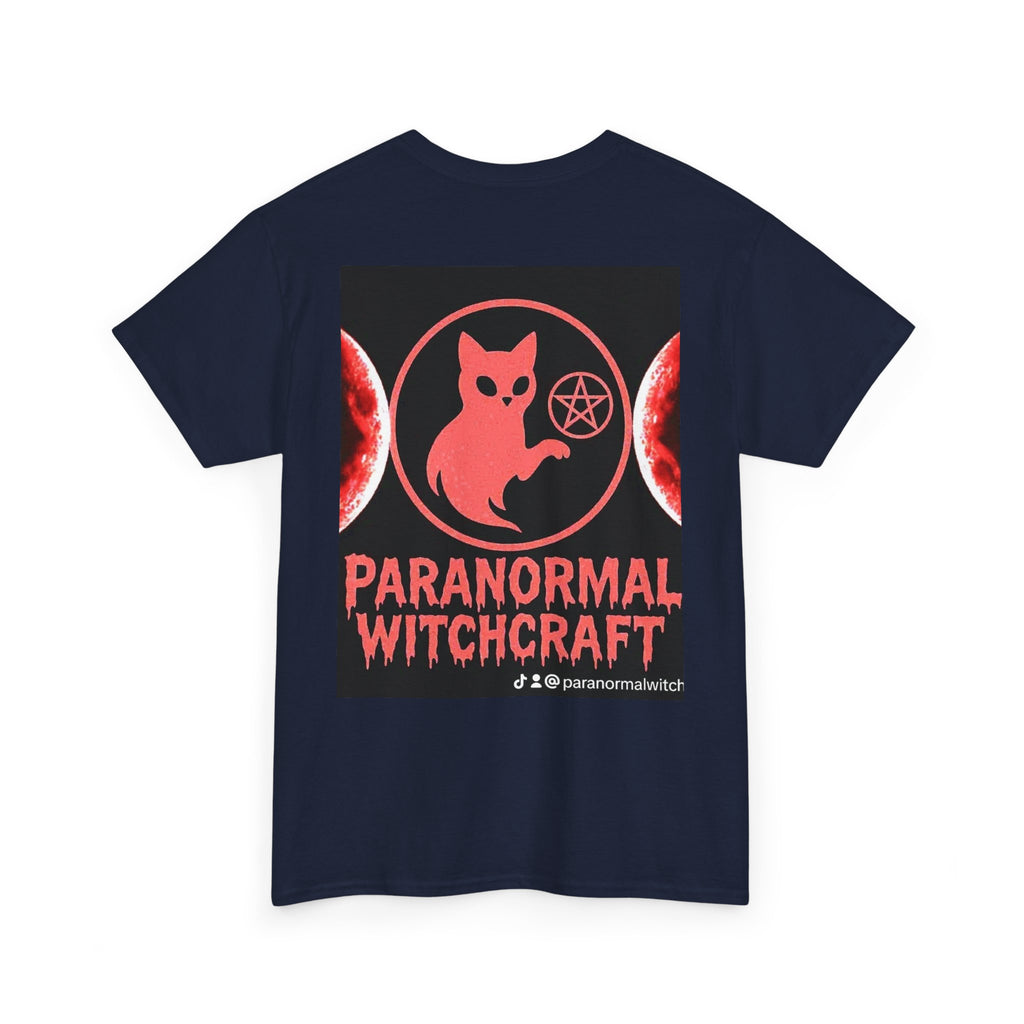 Paranormal Witchcraft Tee - Unisex Heavy Cotton Shirt, Halloween Apparel, Witchy Gift, Spooky Style