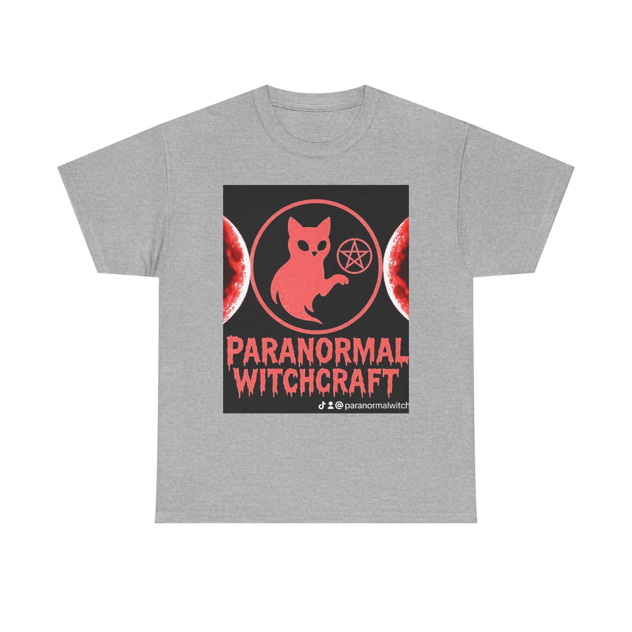 Paranormal Witchcraft Tee - Unisex Heavy Cotton Shirt, Halloween Apparel, Witchy Gift, Spooky Style