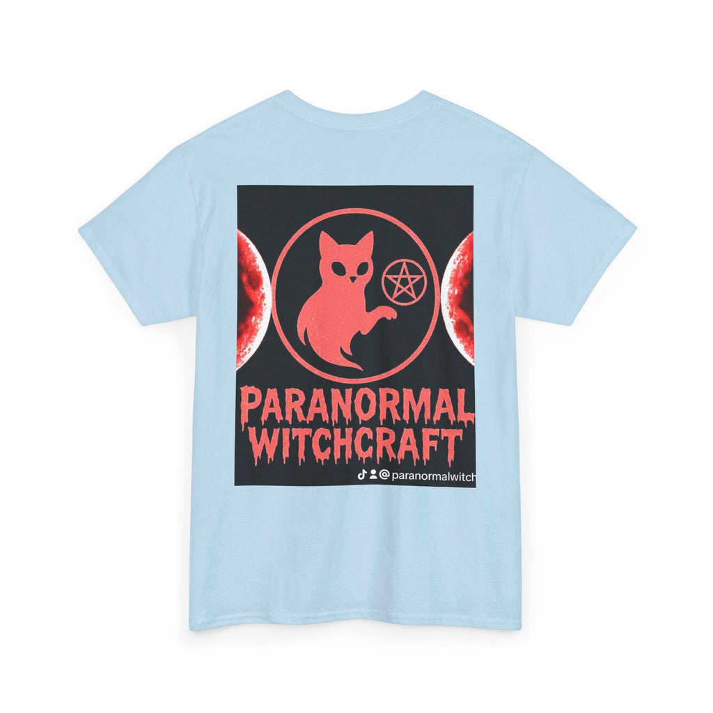 Paranormal Witchcraft Tee - Unisex Heavy Cotton Shirt, Halloween Apparel, Witchy Gift, Spooky Style