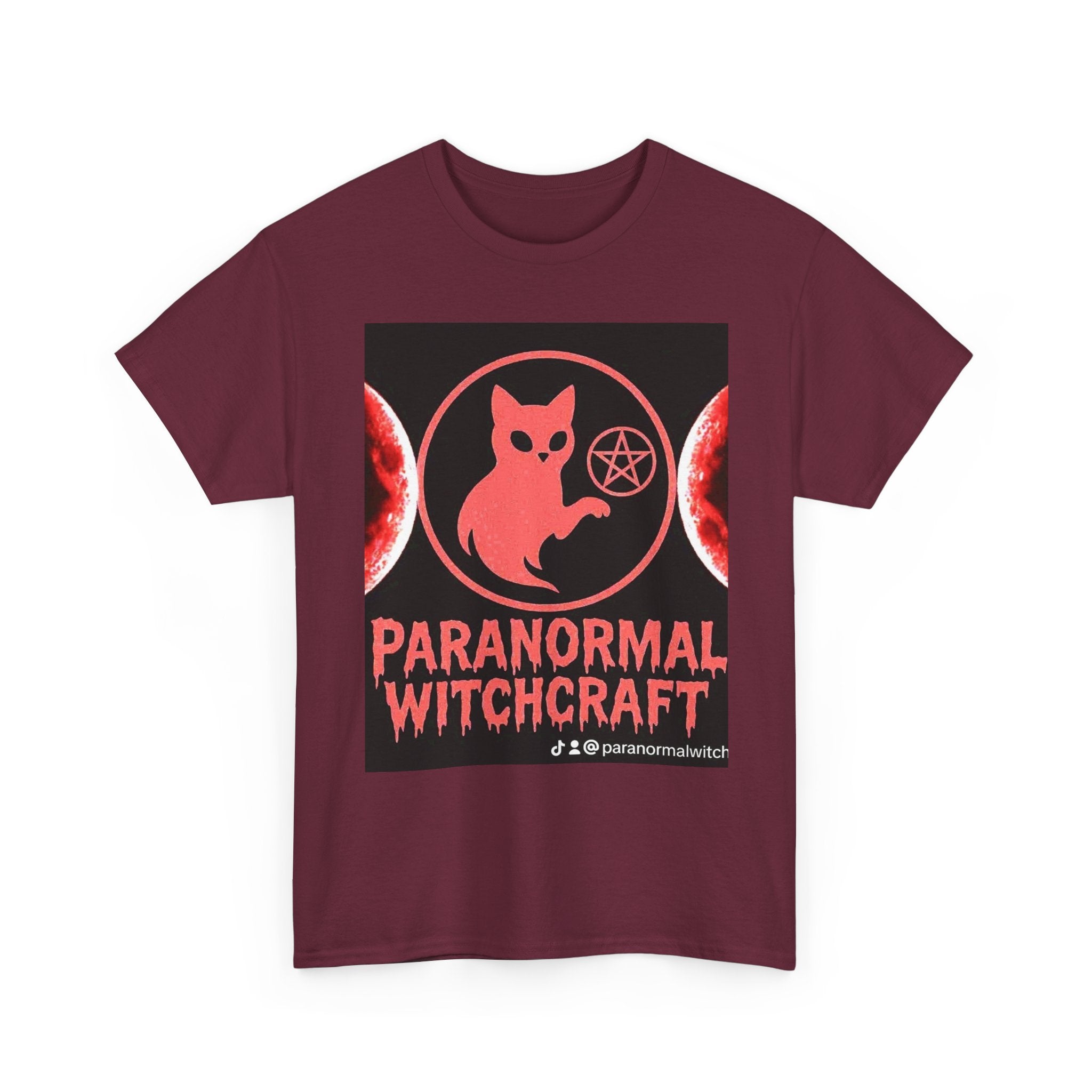 Paranormal Witchcraft Tee - Unisex Heavy Cotton Shirt, Halloween Apparel, Witchy Gift, Spooky Style
