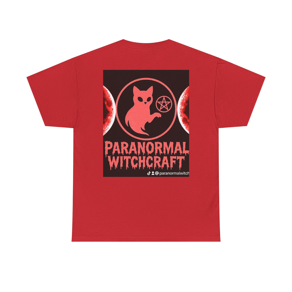Paranormal Witchcraft Tee - Unisex Heavy Cotton Shirt, Halloween Apparel, Witchy Gift, Spooky Style