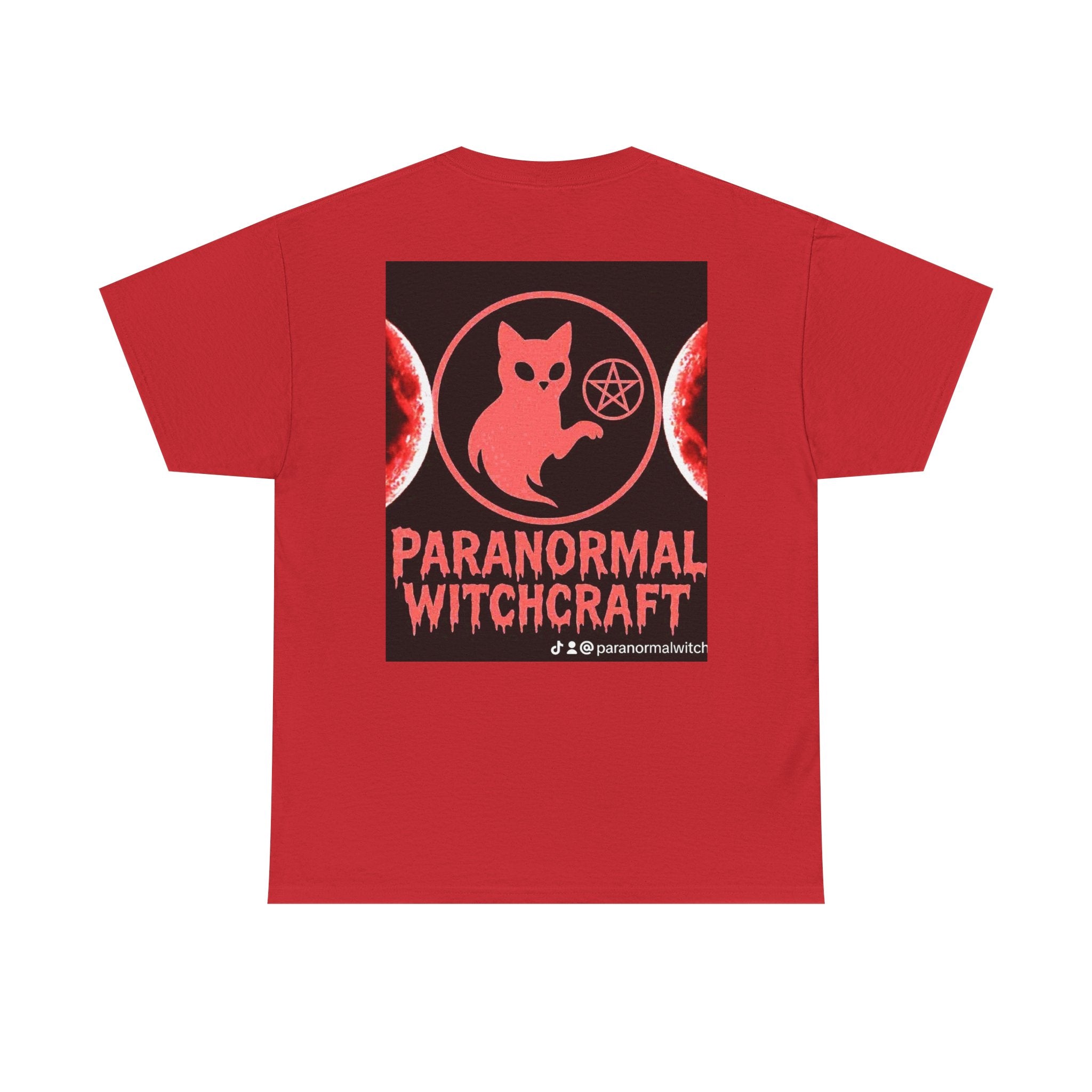 Paranormal Witchcraft Tee - Unisex Heavy Cotton Shirt, Halloween Apparel, Witchy Gift, Spooky Style