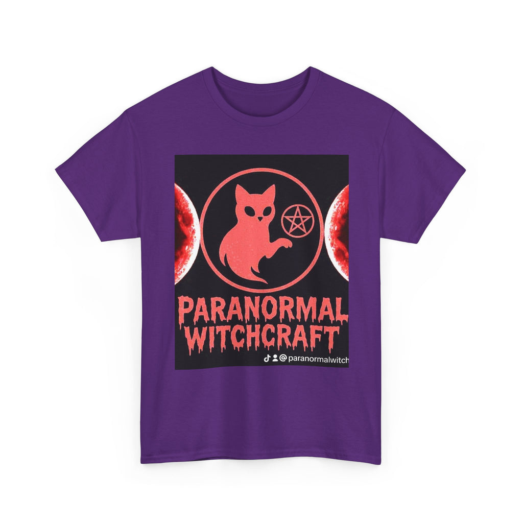 Paranormal Witchcraft Tee - Unisex Heavy Cotton Shirt, Halloween Apparel, Witchy Gift, Spooky Style