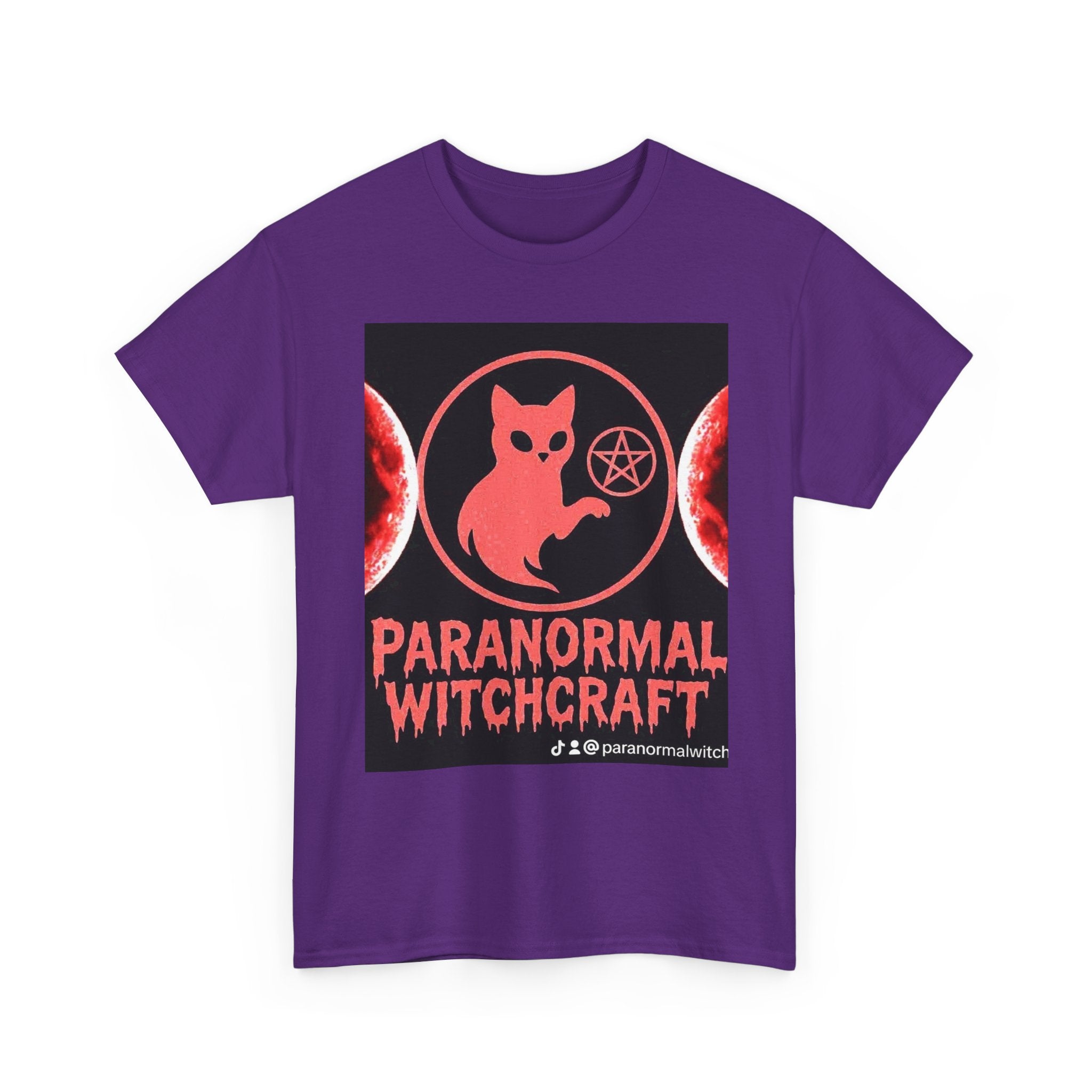 Paranormal Witchcraft Tee - Unisex Heavy Cotton Shirt, Halloween Apparel, Witchy Gift, Spooky Style