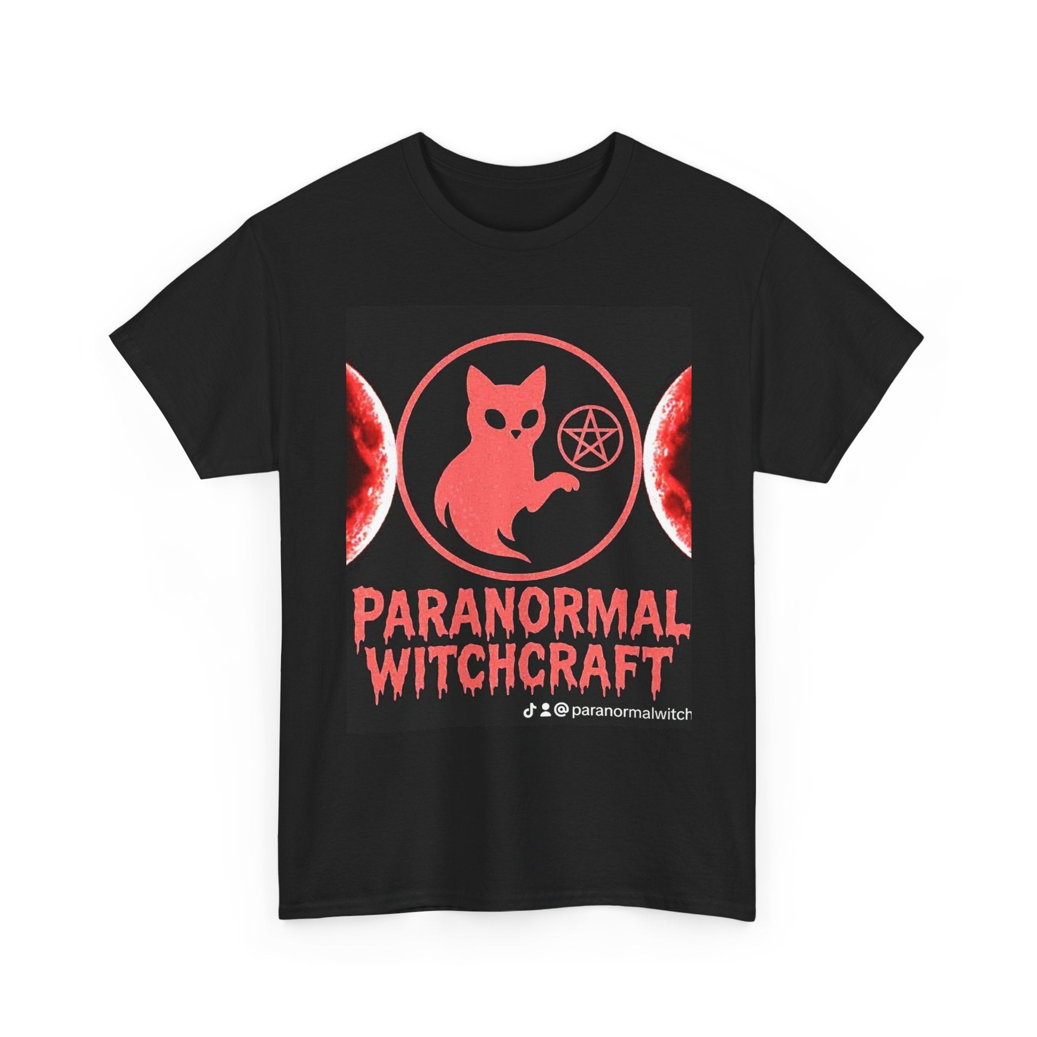 Paranormal Witchcraft Tee - Unisex Heavy Cotton Shirt, Halloween Apparel, Witchy Gift, Spooky Style