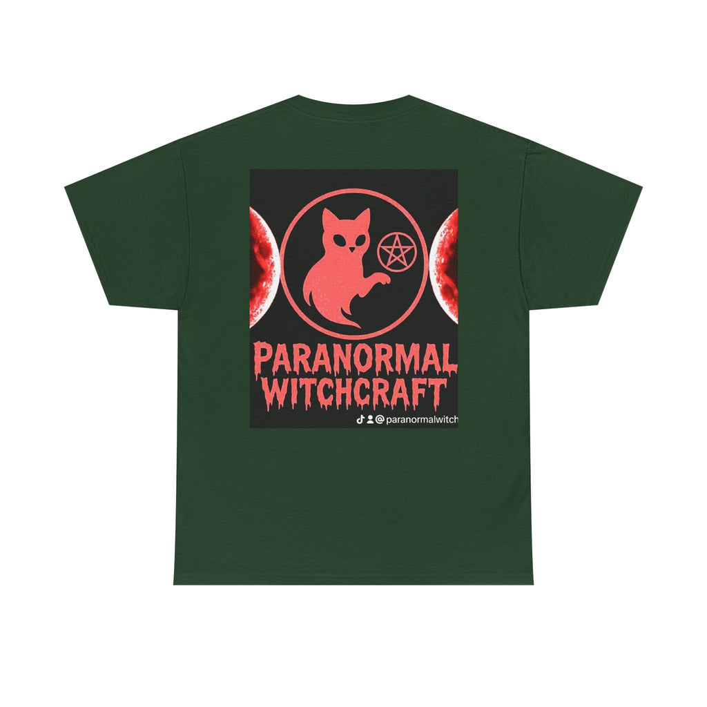 Paranormal Witchcraft Tee - Unisex Heavy Cotton Shirt, Halloween Apparel, Witchy Gift, Spooky Style