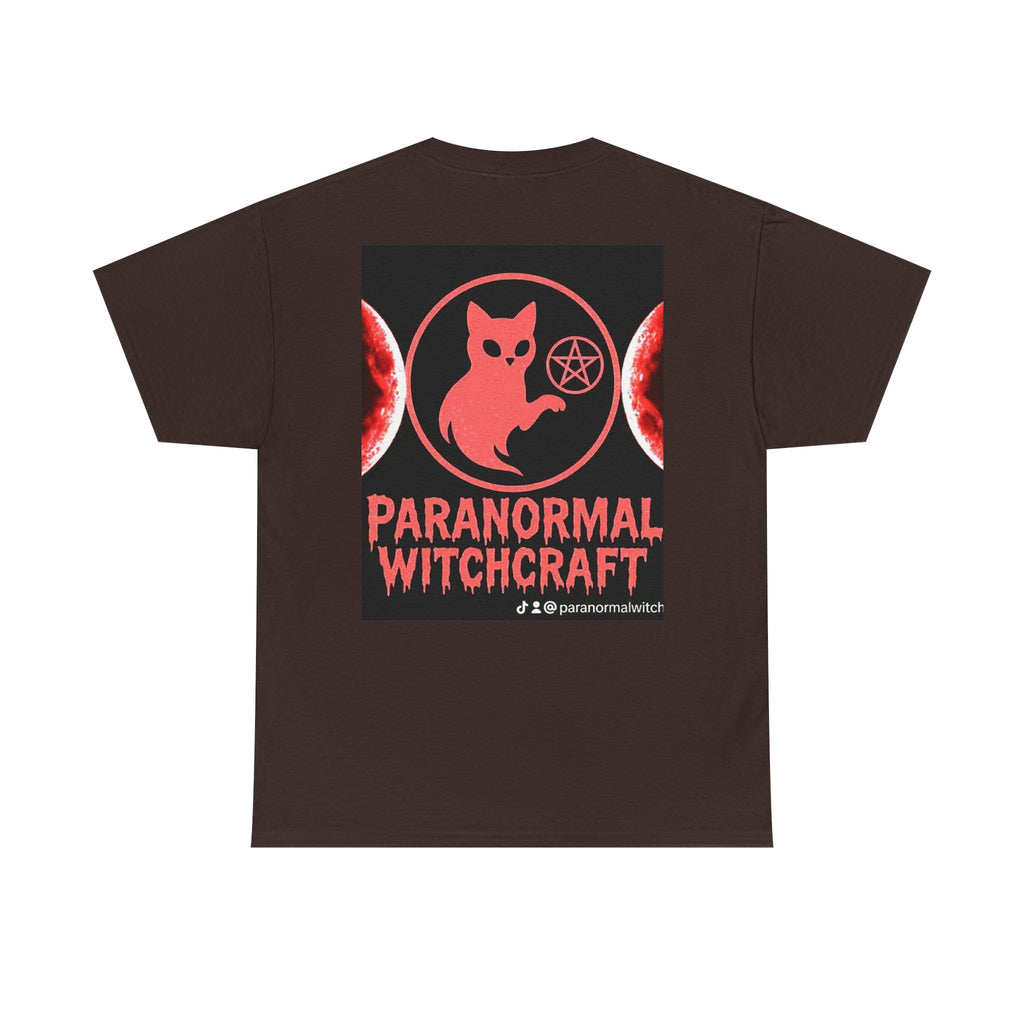 Paranormal Witchcraft Tee - Unisex Heavy Cotton Shirt, Halloween Apparel, Witchy Gift, Spooky Style