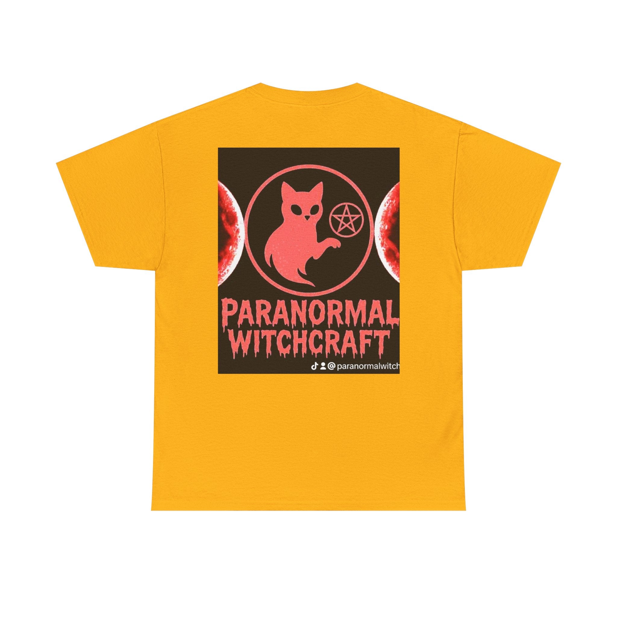Paranormal Witchcraft Tee - Unisex Heavy Cotton Shirt, Halloween Apparel, Witchy Gift, Spooky Style