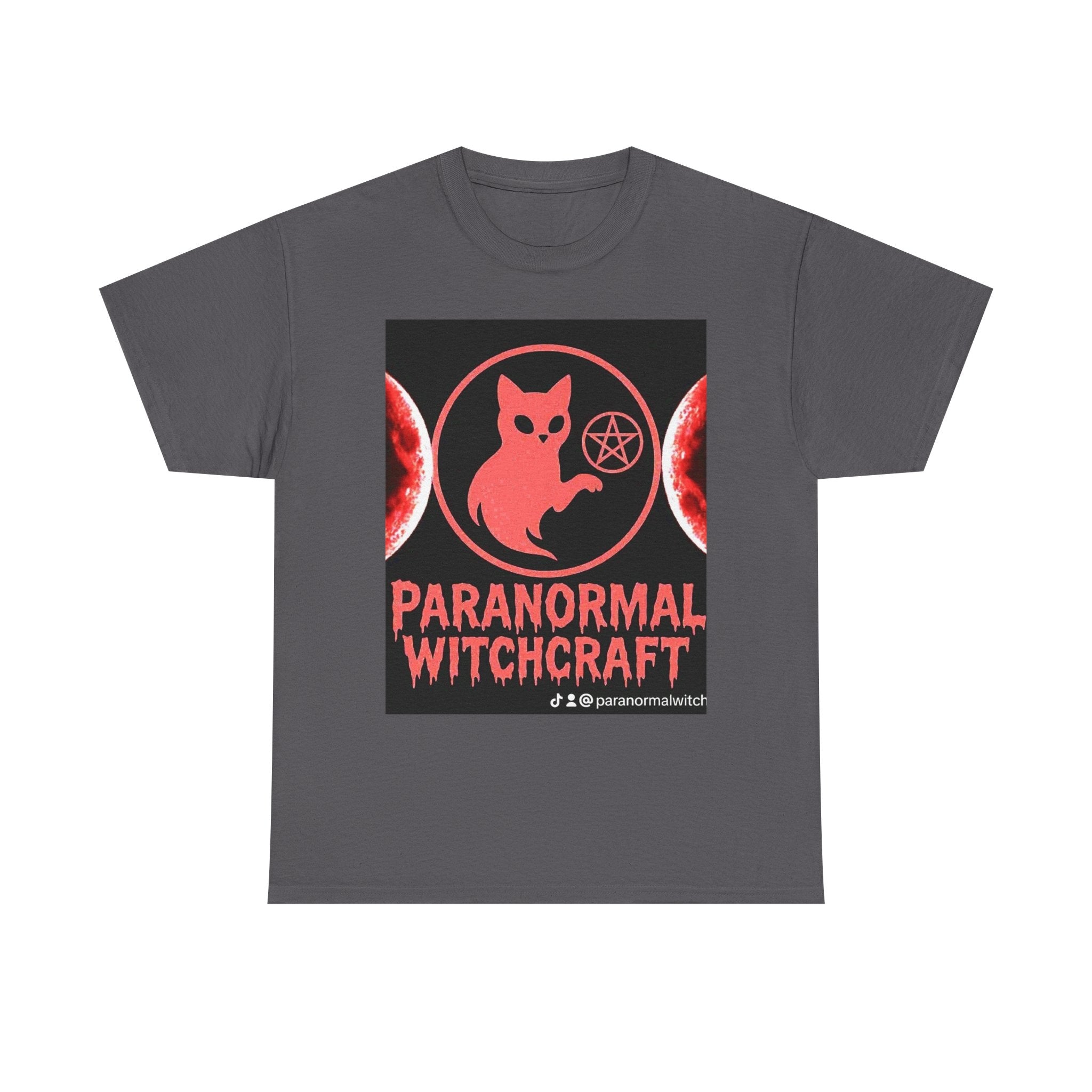Paranormal Witchcraft Tee - Unisex Heavy Cotton Shirt, Halloween Apparel, Witchy Gift, Spooky Style