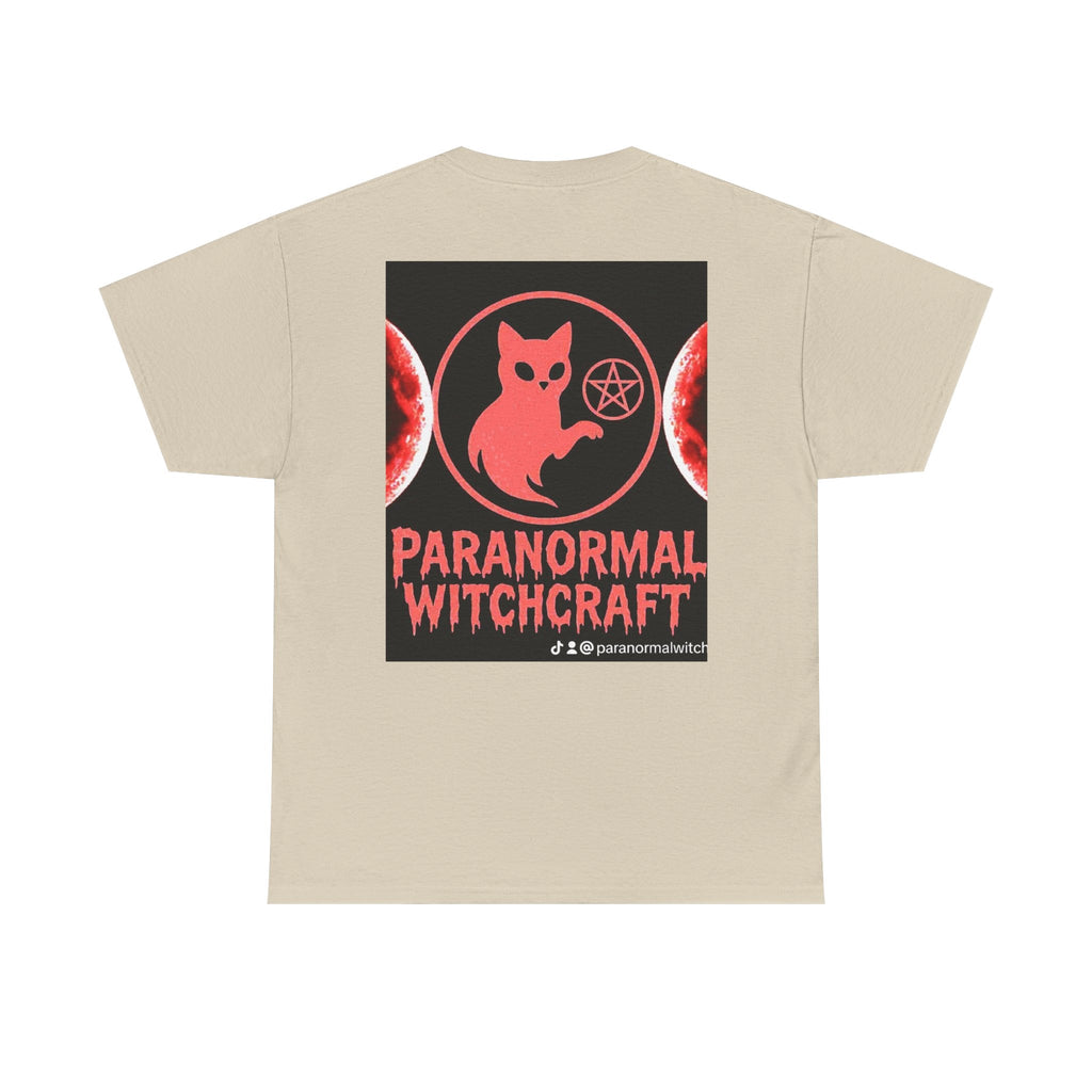 Paranormal Witchcraft Tee - Unisex Heavy Cotton Shirt, Halloween Apparel, Witchy Gift, Spooky Style