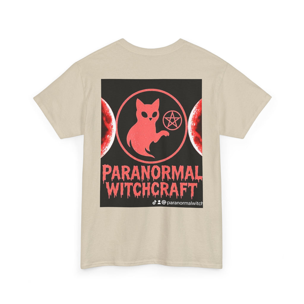 Paranormal Witchcraft Tee - Unisex Heavy Cotton Shirt, Halloween Apparel, Witchy Gift, Spooky Style