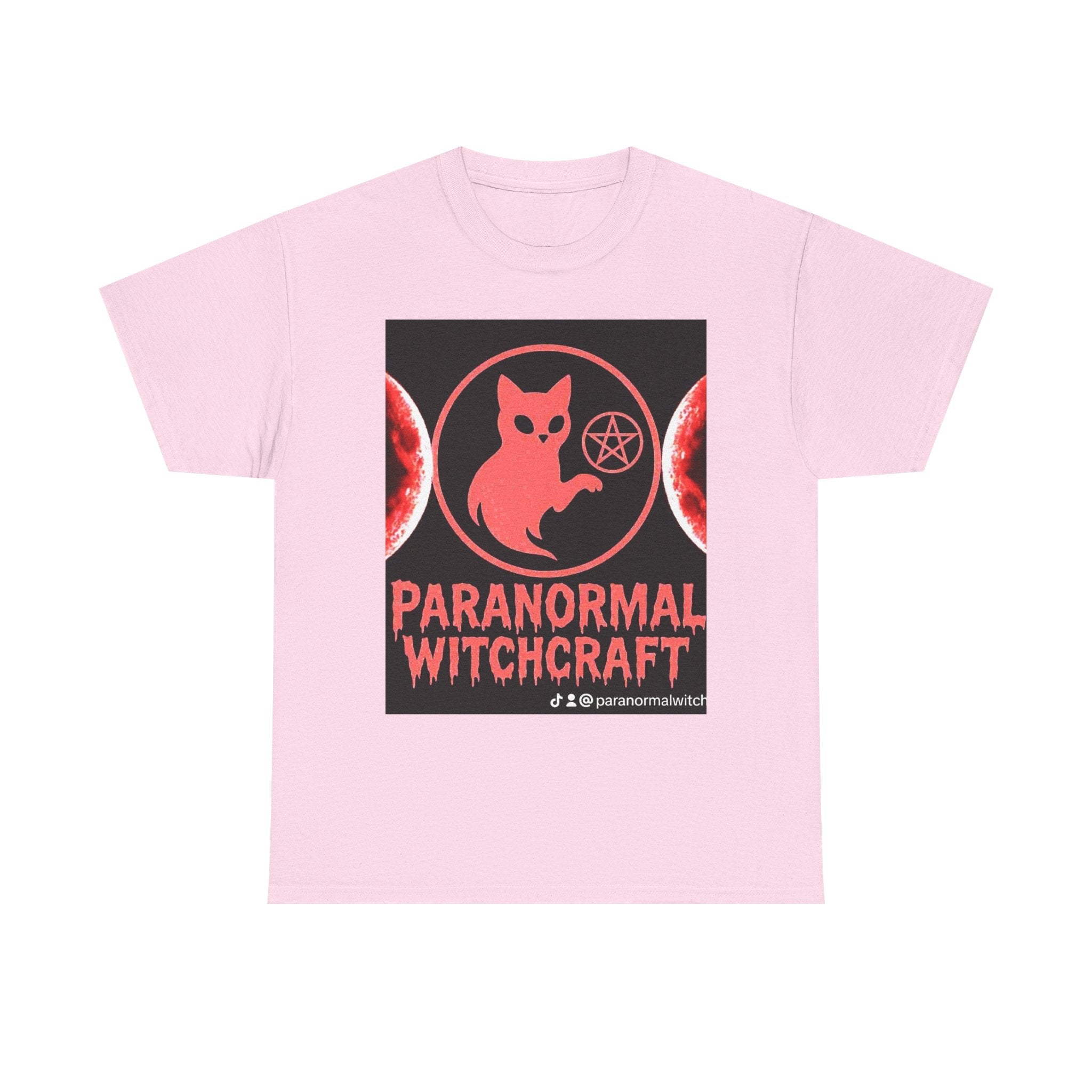 Paranormal Witchcraft Tee - Unisex Heavy Cotton Shirt, Halloween Apparel, Witchy Gift, Spooky Style