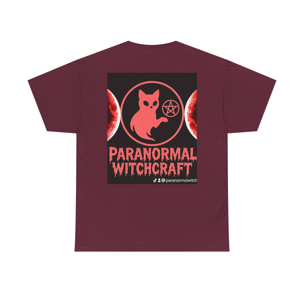 Paranormal Witchcraft Tee - Unisex Heavy Cotton Shirt, Halloween Apparel, Witchy Gift, Spooky Style