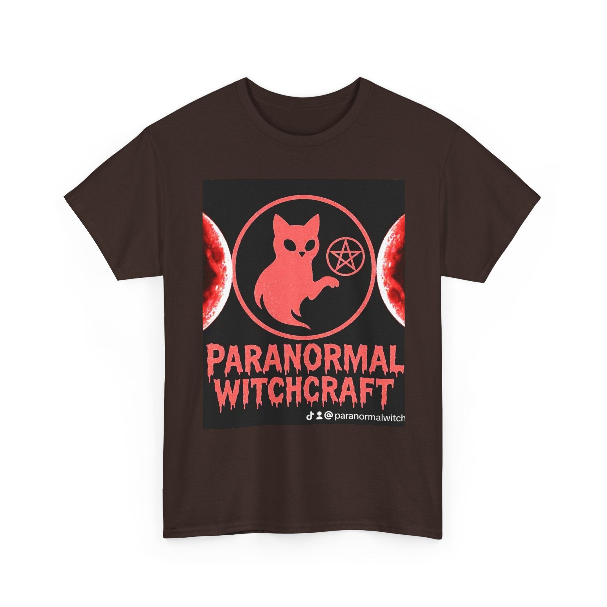 Paranormal Witchcraft Tee - Unisex Heavy Cotton Shirt, Halloween Apparel, Witchy Gift, Spooky Style