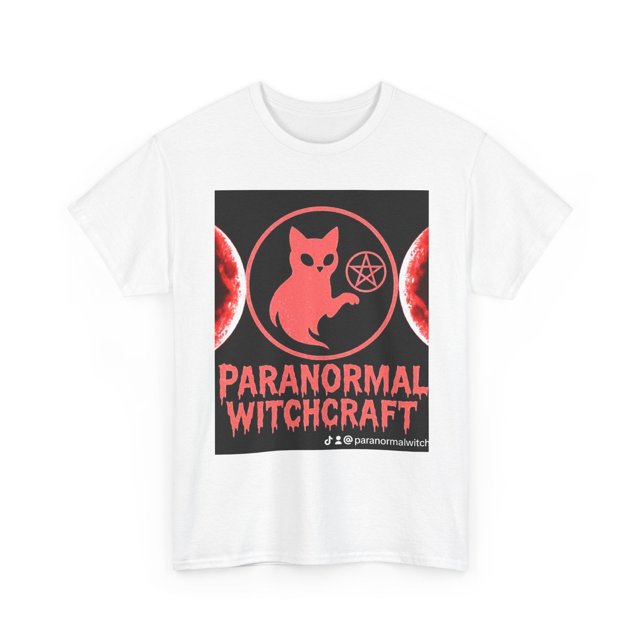 Paranormal Witchcraft Tee - Unisex Heavy Cotton Shirt, Halloween Apparel, Witchy Gift, Spooky Style