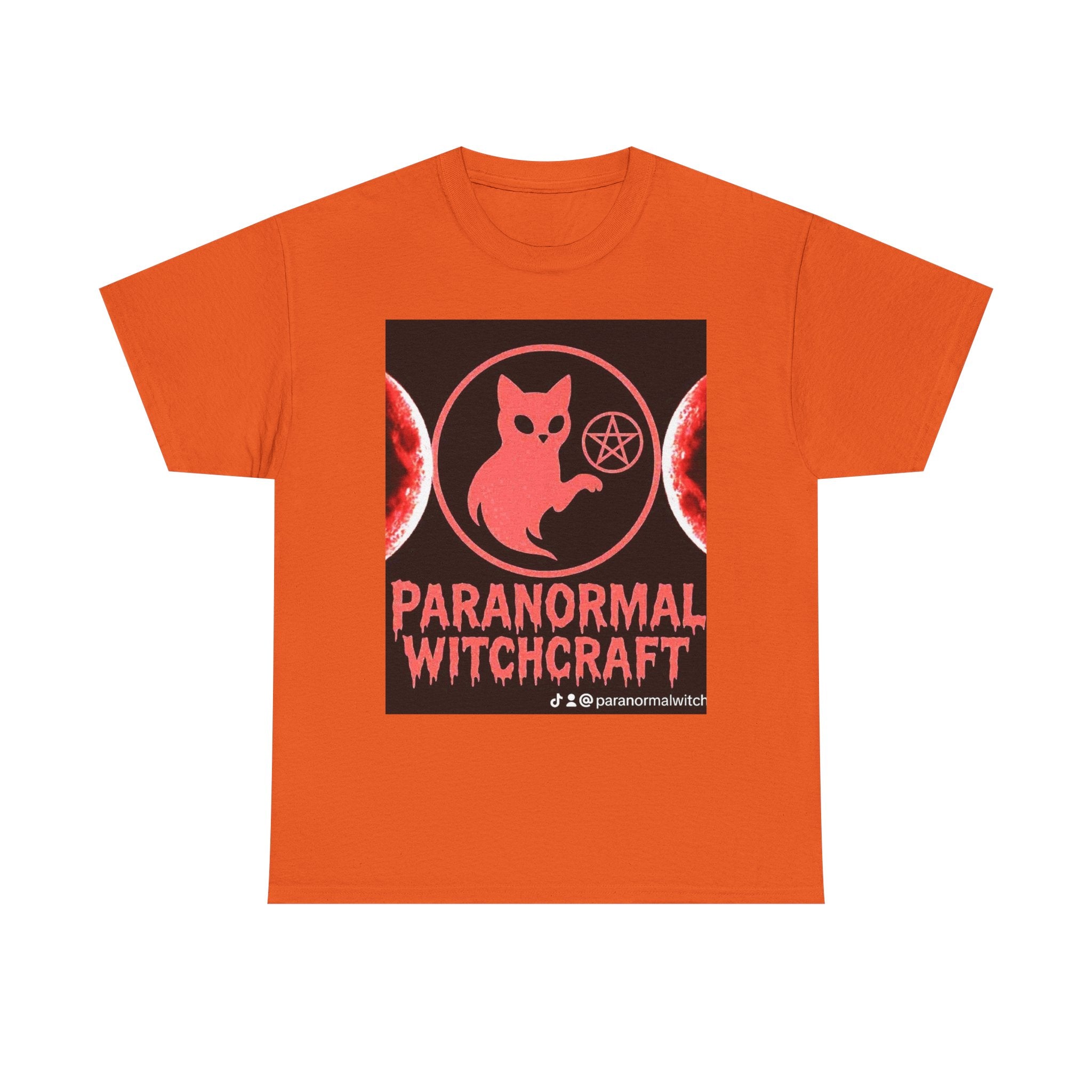 Paranormal Witchcraft Tee - Unisex Heavy Cotton Shirt, Halloween Apparel, Witchy Gift, Spooky Style