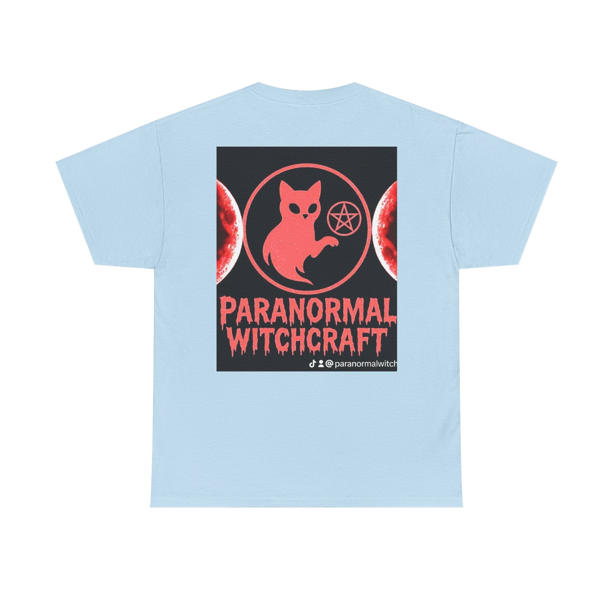Paranormal Witchcraft Tee - Unisex Heavy Cotton Shirt, Halloween Apparel, Witchy Gift, Spooky Style