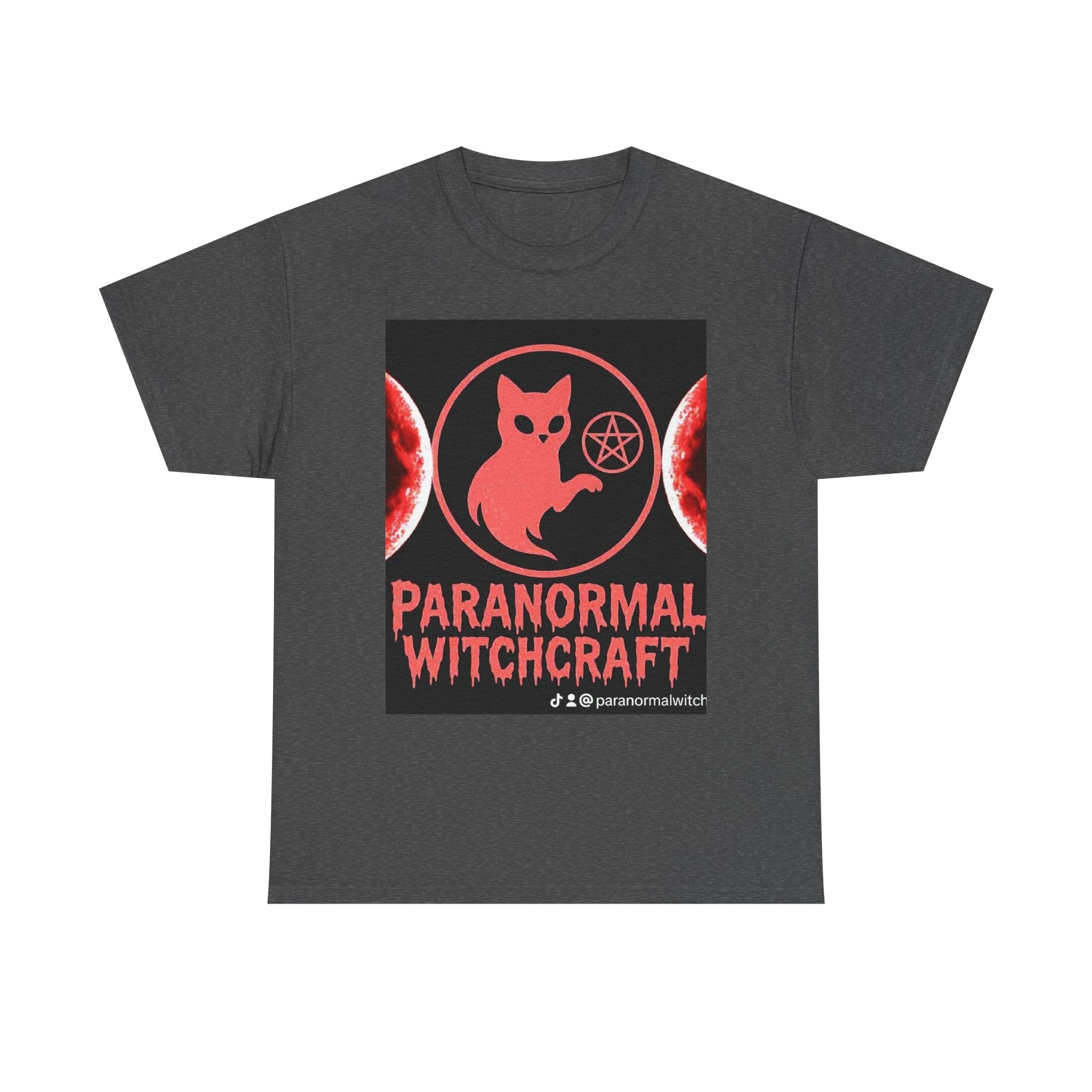 Paranormal Witchcraft Tee - Unisex Heavy Cotton Shirt, Halloween Apparel, Witchy Gift, Spooky Style
