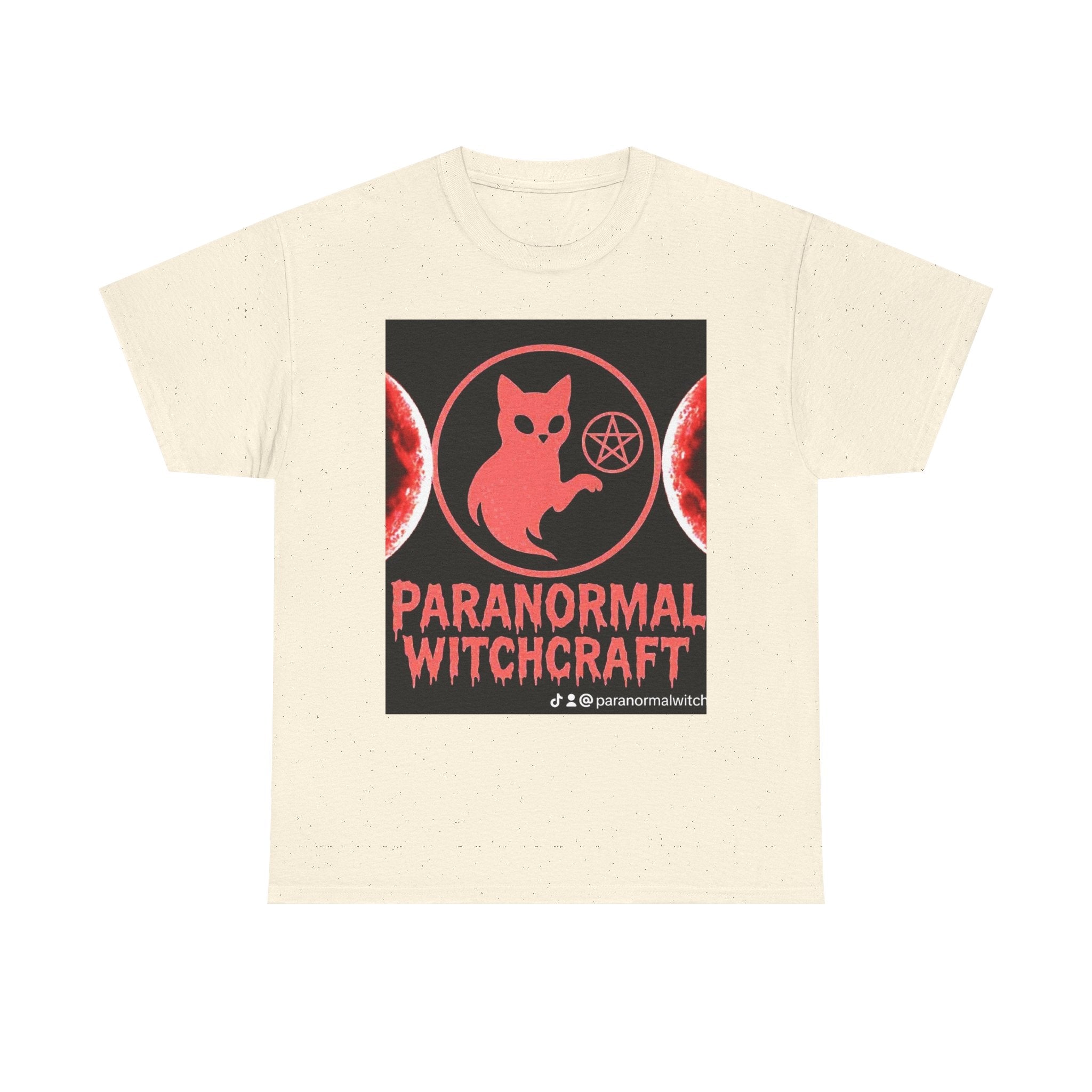 Paranormal Witchcraft Tee - Unisex Heavy Cotton Shirt, Halloween Apparel, Witchy Gift, Spooky Style