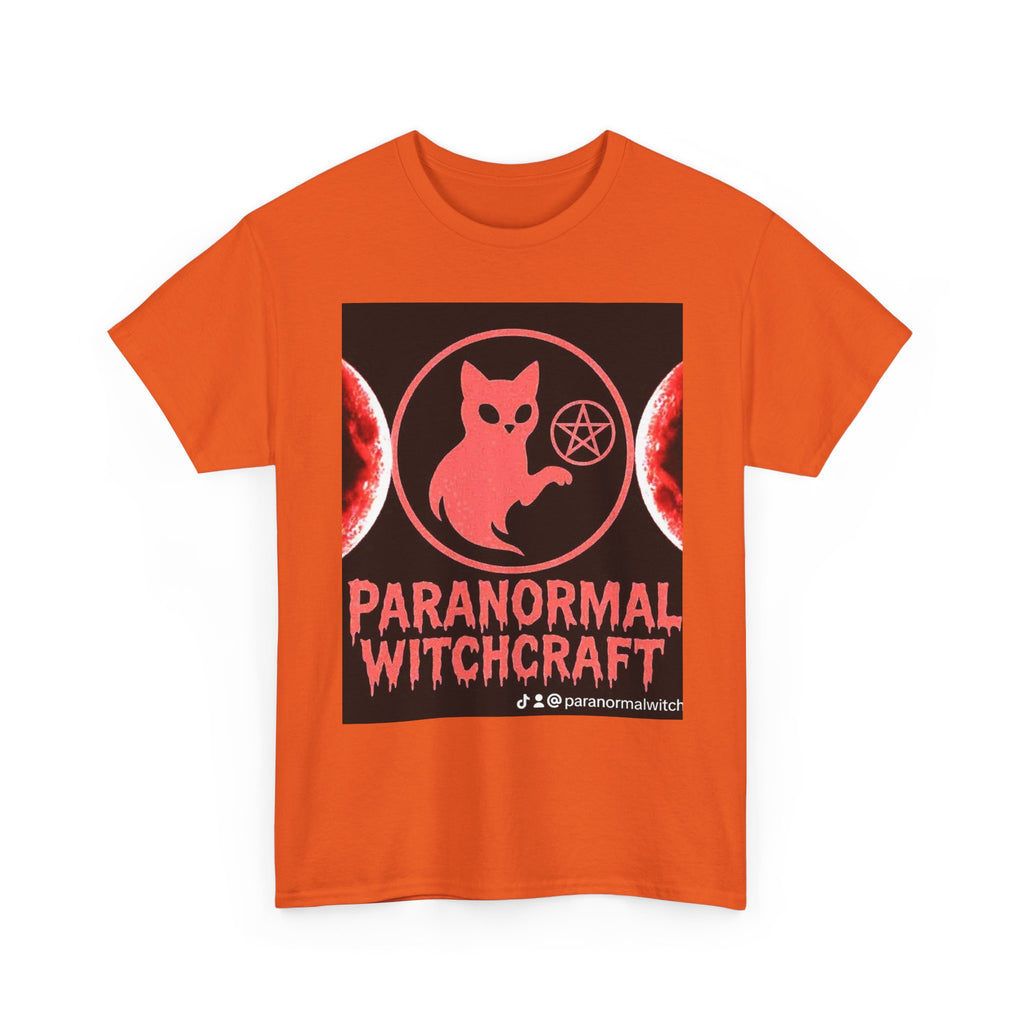Paranormal Witchcraft Tee - Unisex Heavy Cotton Shirt, Halloween Apparel, Witchy Gift, Spooky Style