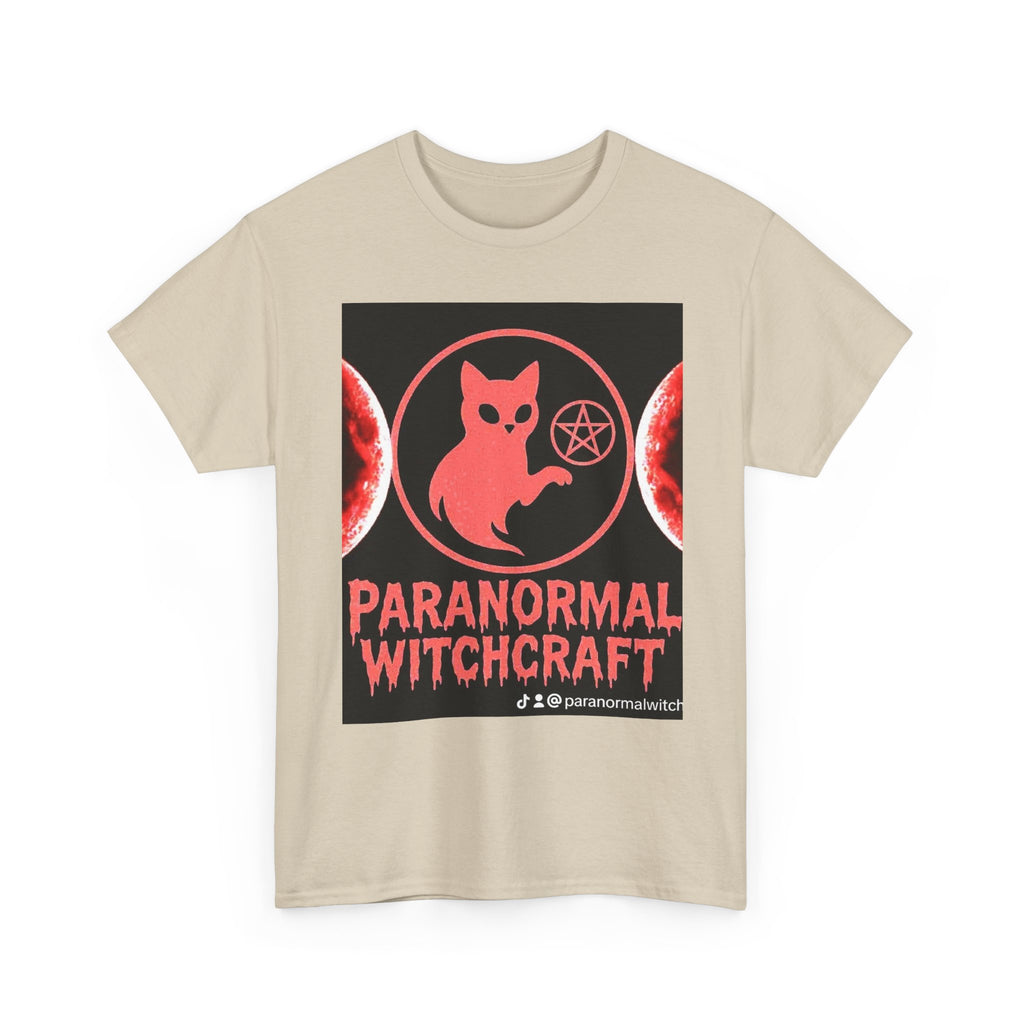 Paranormal Witchcraft Tee - Unisex Heavy Cotton Shirt, Halloween Apparel, Witchy Gift, Spooky Style