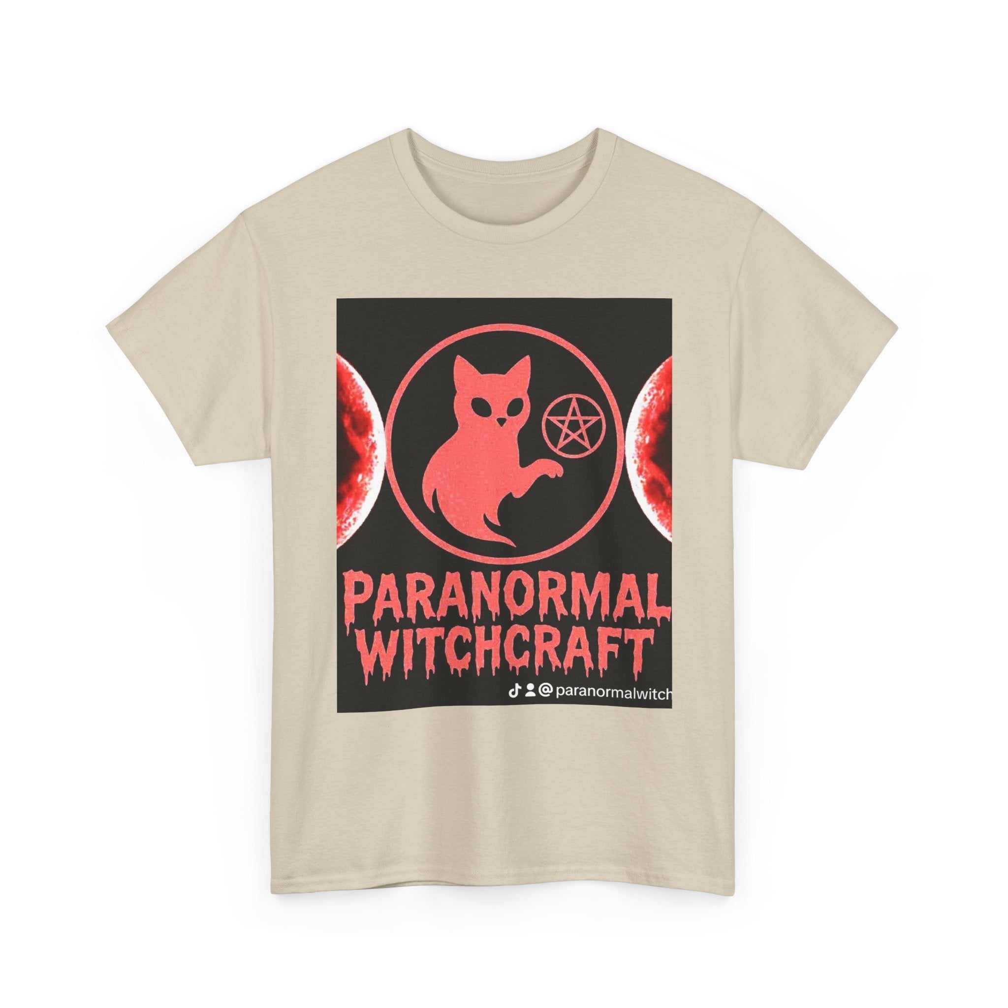 Paranormal Witchcraft Tee - Unisex Heavy Cotton Shirt, Halloween Apparel, Witchy Gift, Spooky Style