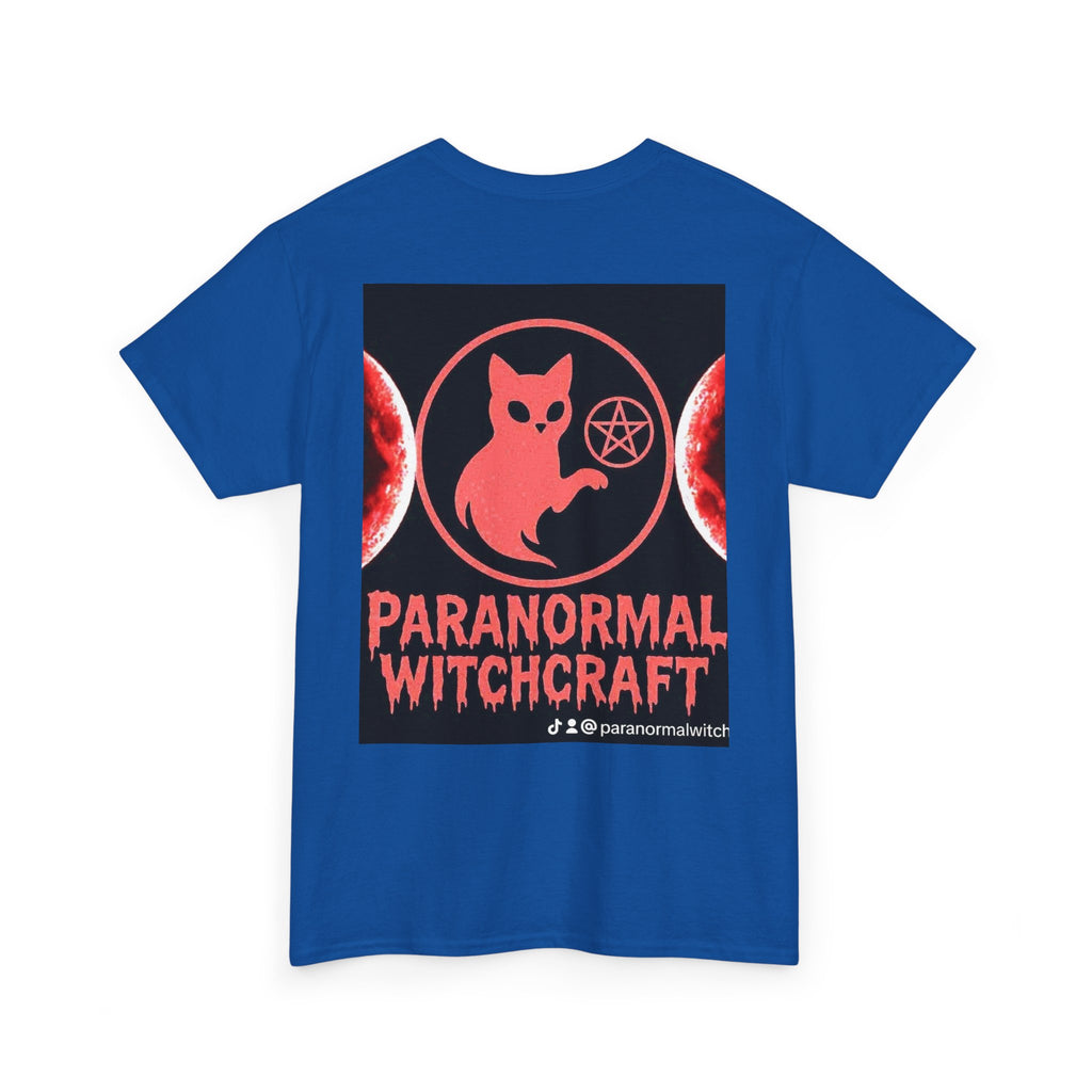 Paranormal Witchcraft Tee - Unisex Heavy Cotton Shirt, Halloween Apparel, Witchy Gift, Spooky Style