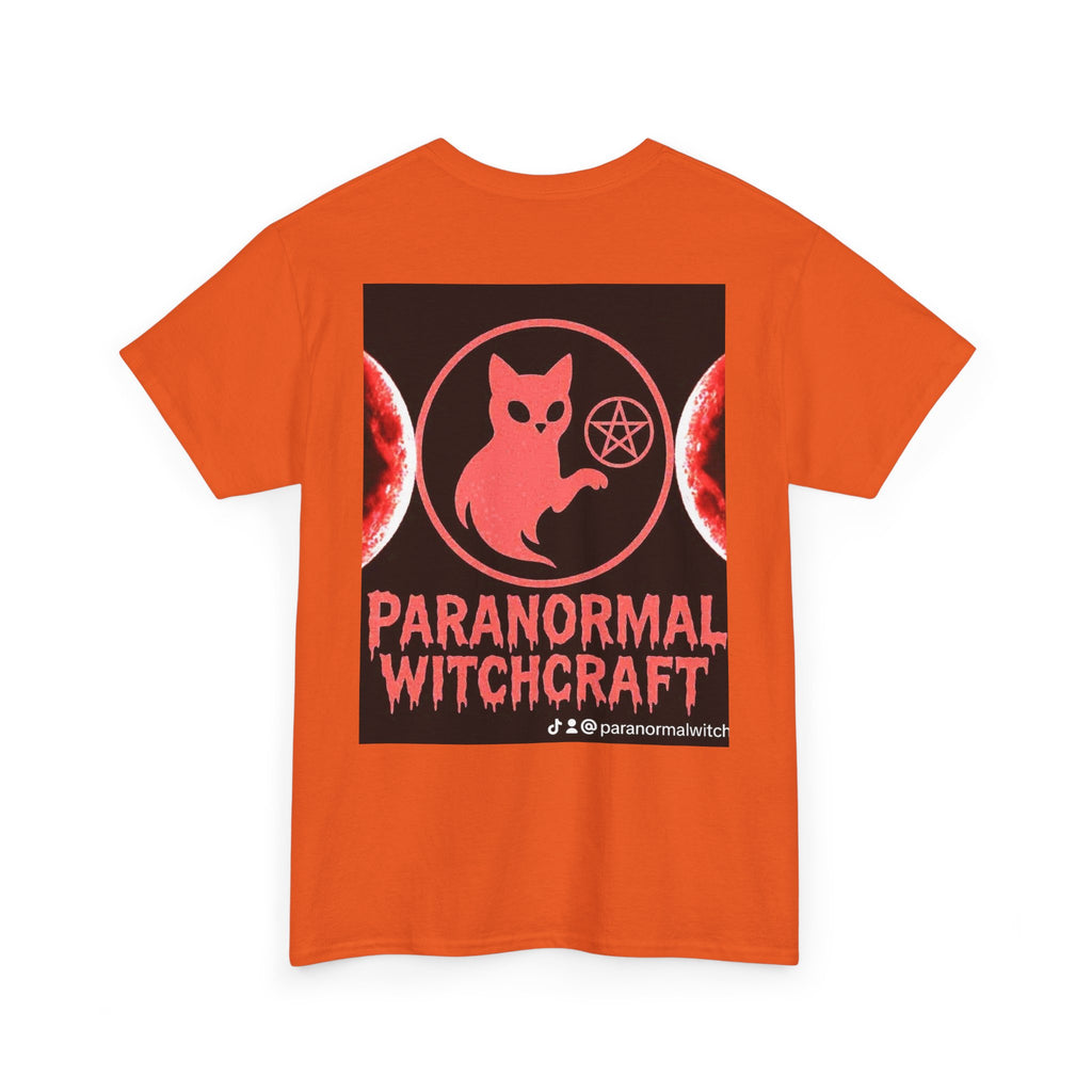 Paranormal Witchcraft Tee - Unisex Heavy Cotton Shirt, Halloween Apparel, Witchy Gift, Spooky Style