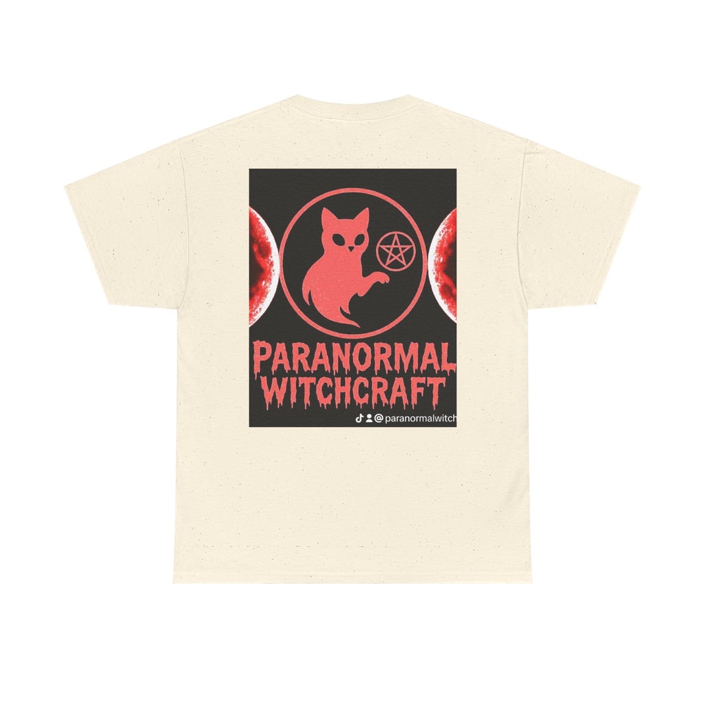 Paranormal Witchcraft Tee - Unisex Heavy Cotton Shirt, Halloween Apparel, Witchy Gift, Spooky Style