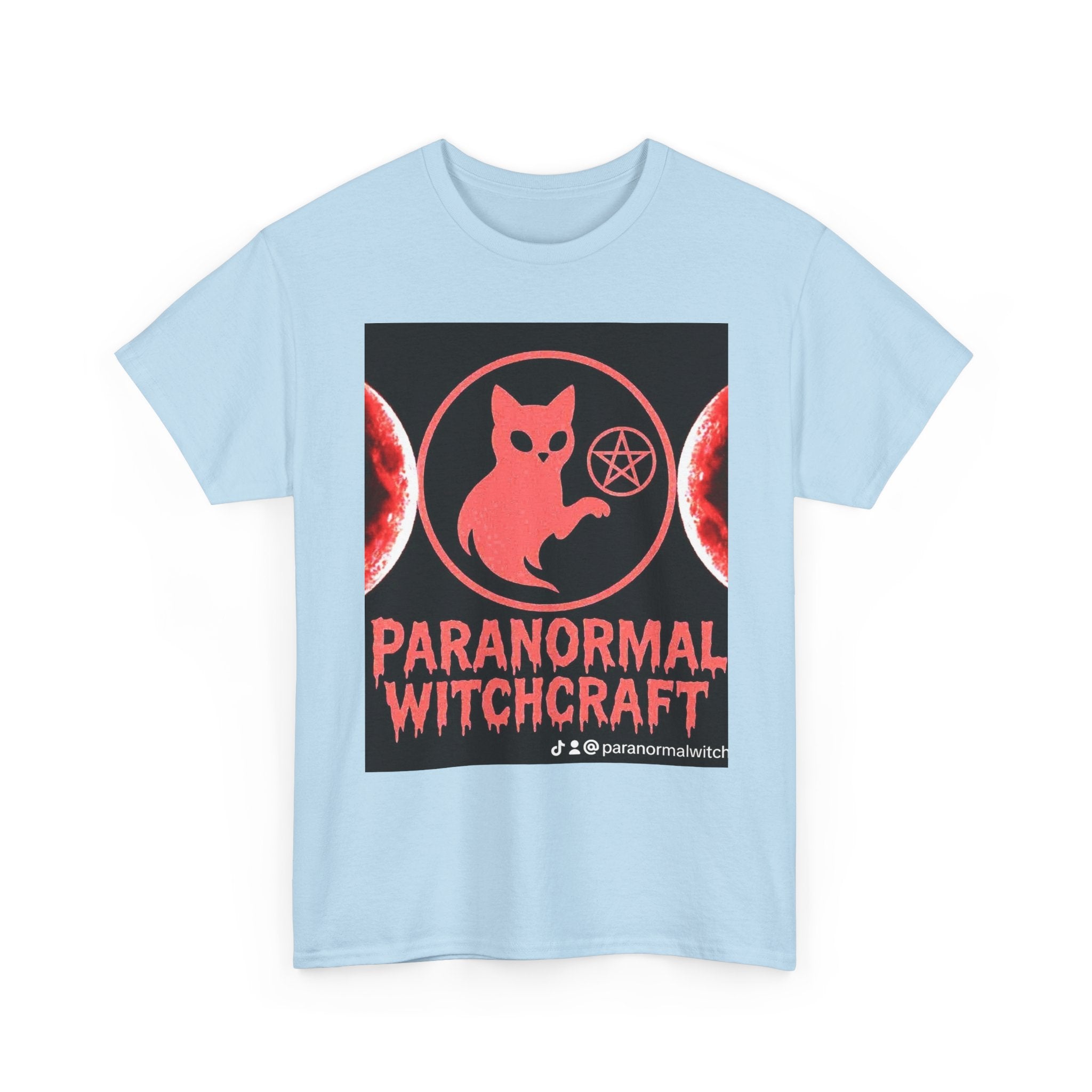 Paranormal Witchcraft Tee - Unisex Heavy Cotton Shirt, Halloween Apparel, Witchy Gift, Spooky Style